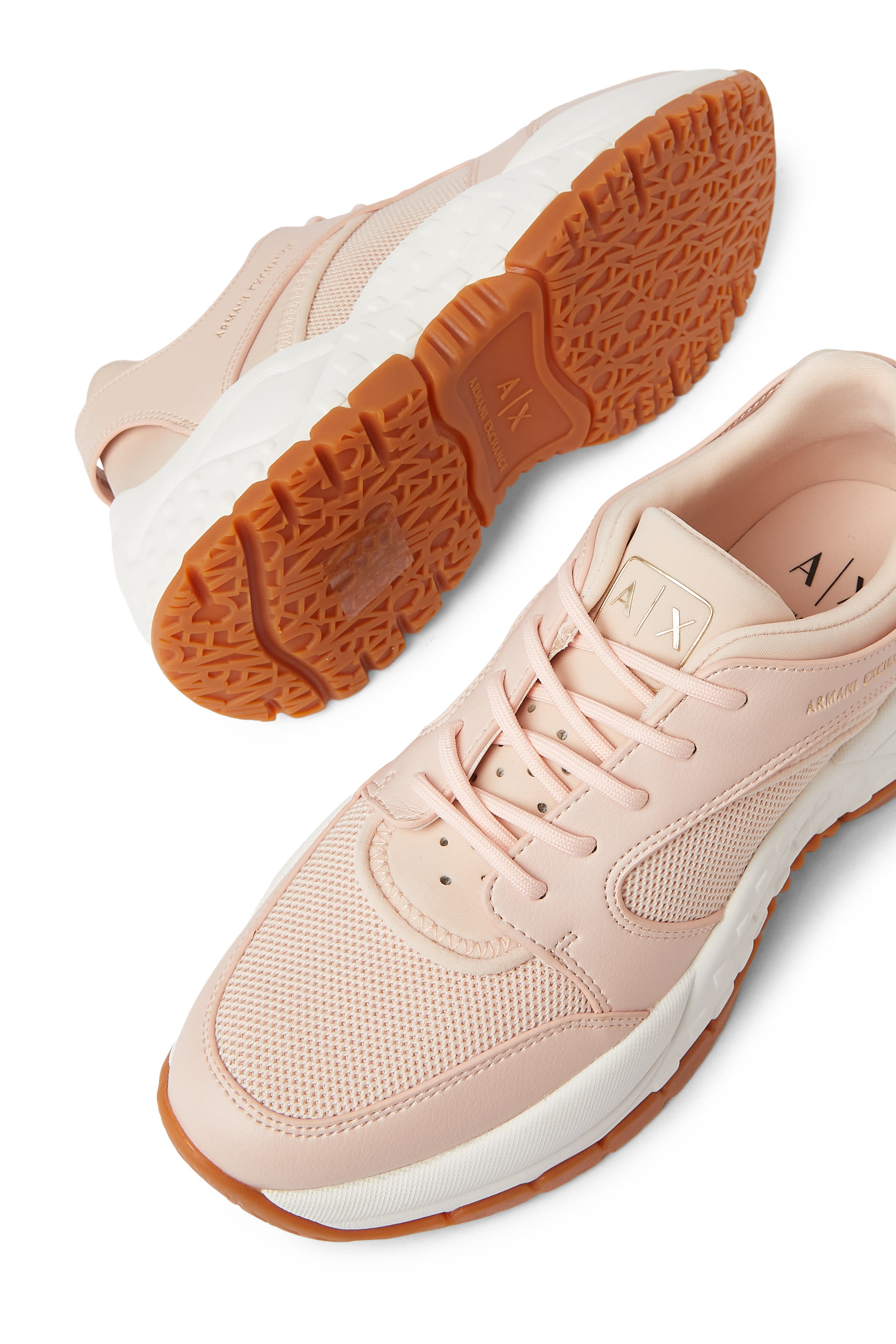 Logo Technical Fabric Sneakers