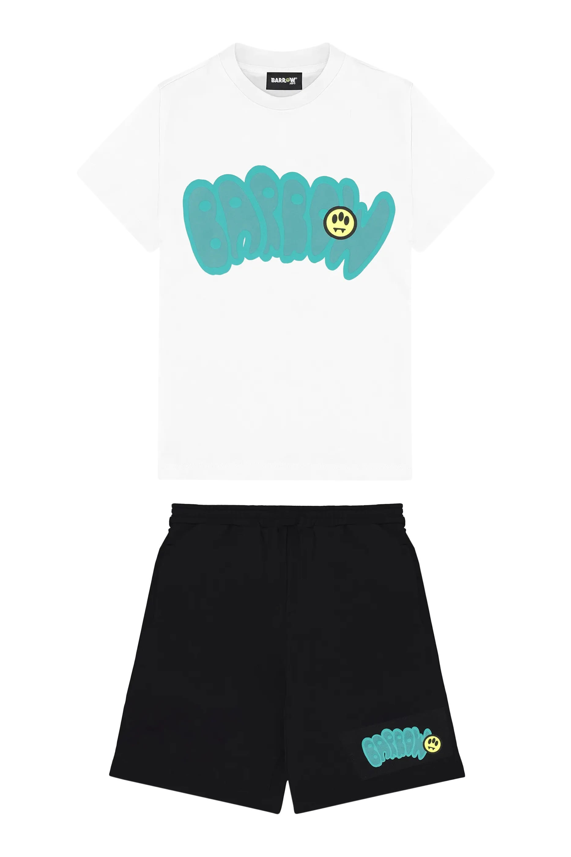 Kids Logo Cotton T-Shirt & Shorts Set