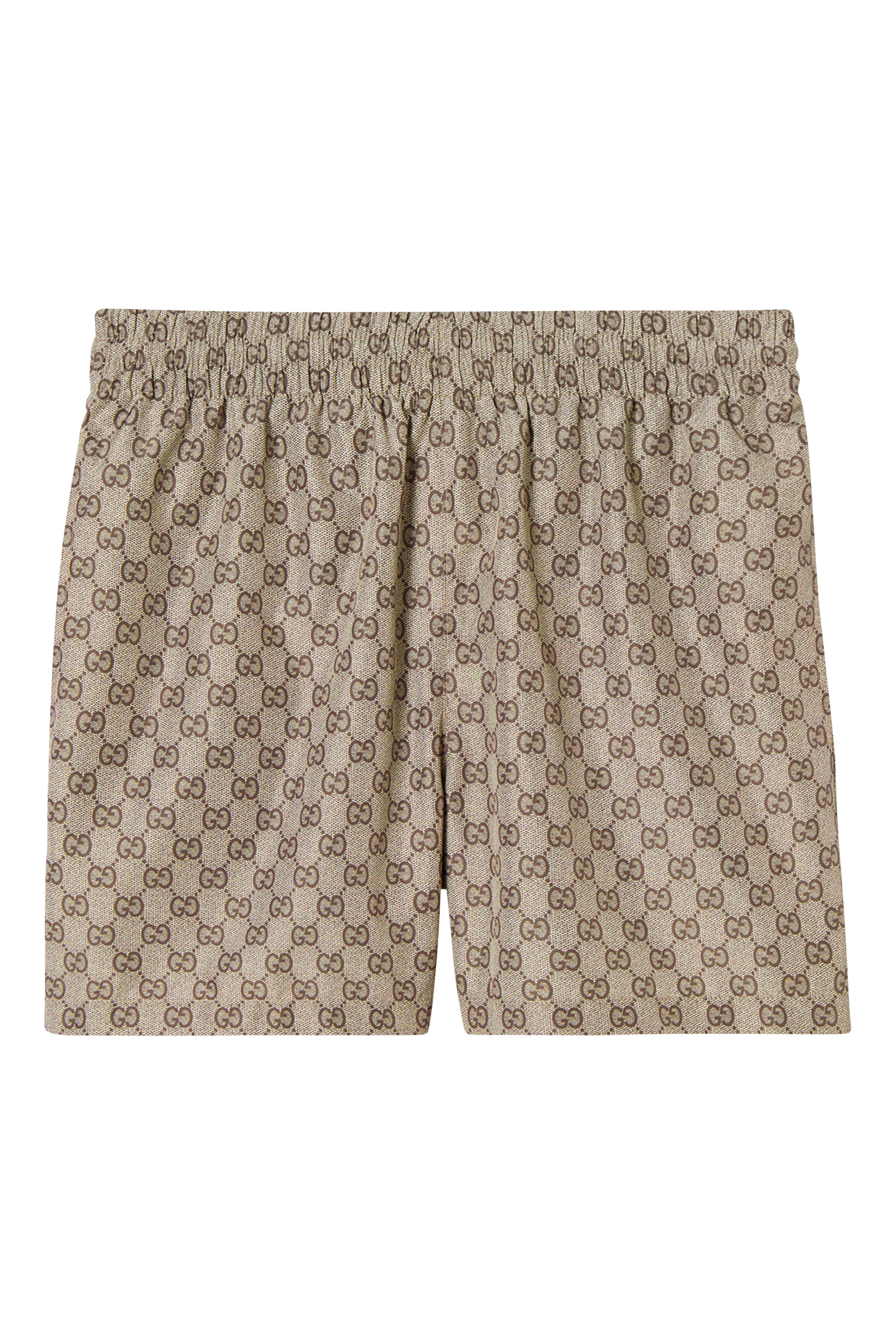 All-Over GG Print Nylon Swim Shorts