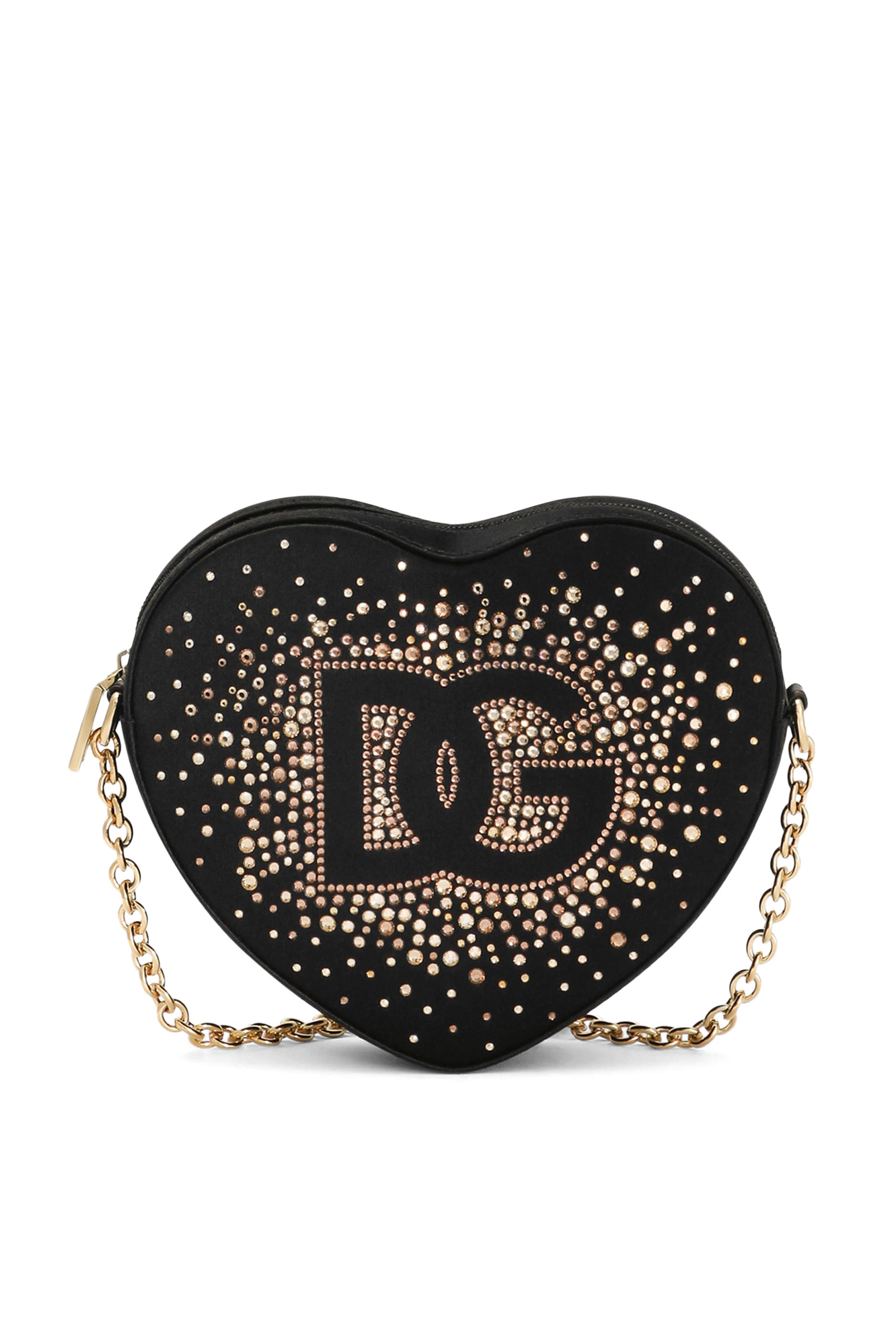 Kids Satin DG Girlie Heart Crossbody Bag