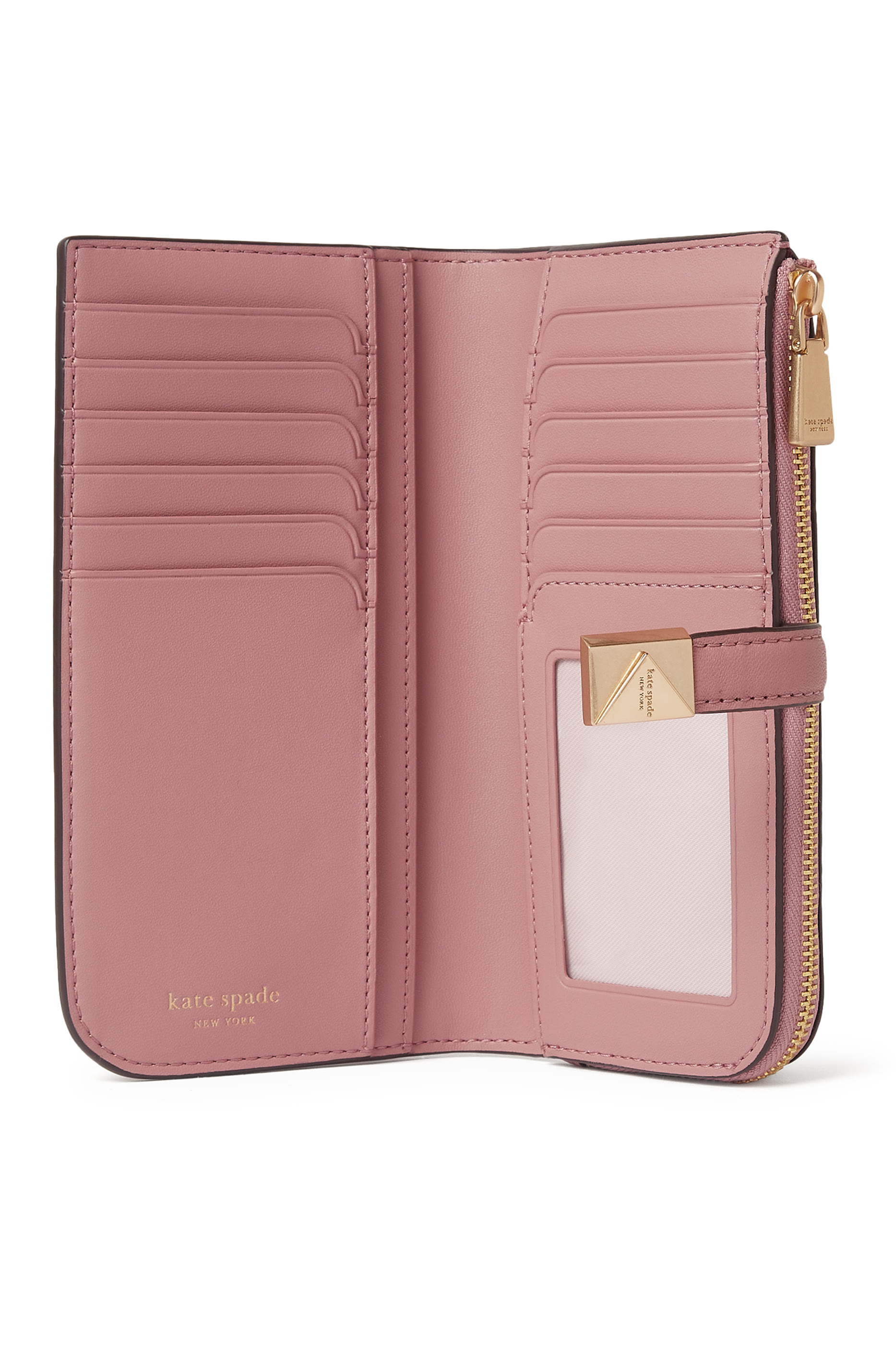 Devin Pebble Leather Zip Wallet