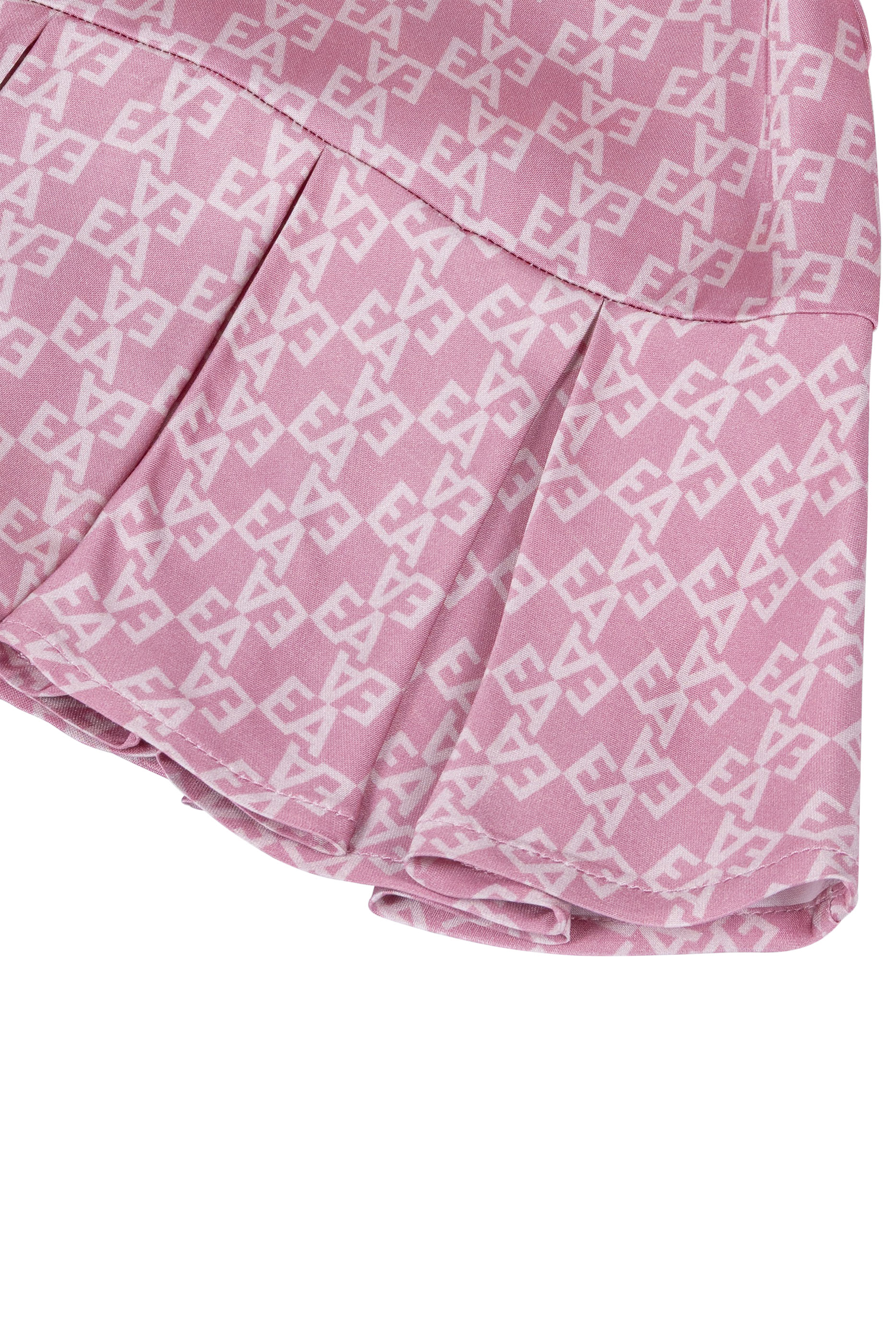 Kids All-Over EA Logo Viscose Dress