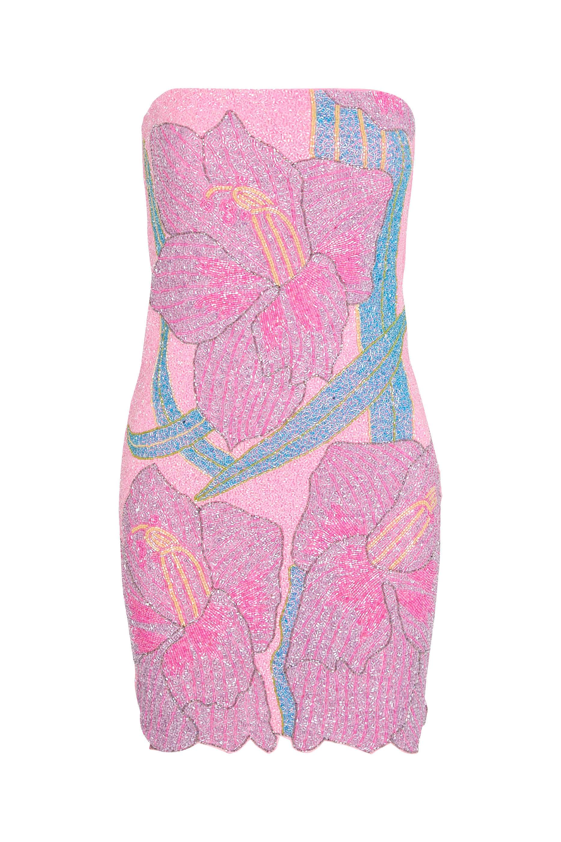 Tiffany Beaded Mini Dress