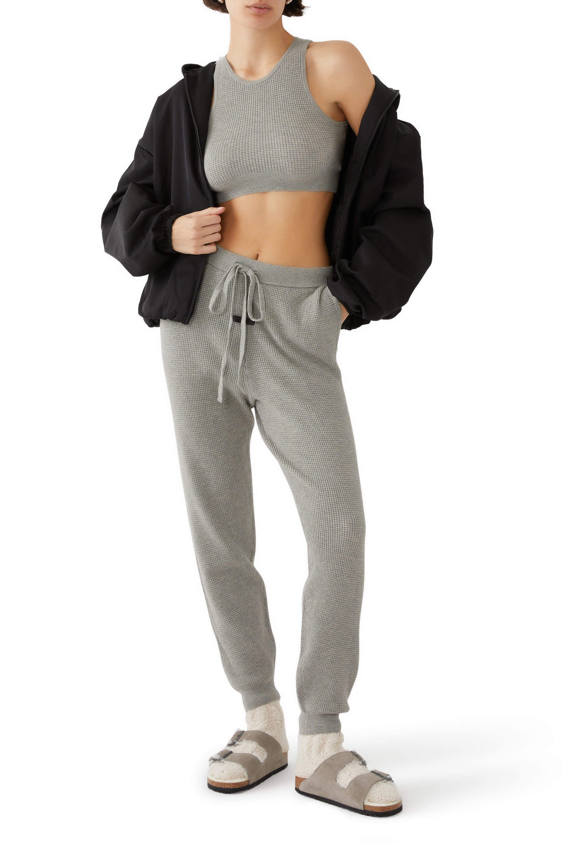 Textured Nylon Hooded Bomber