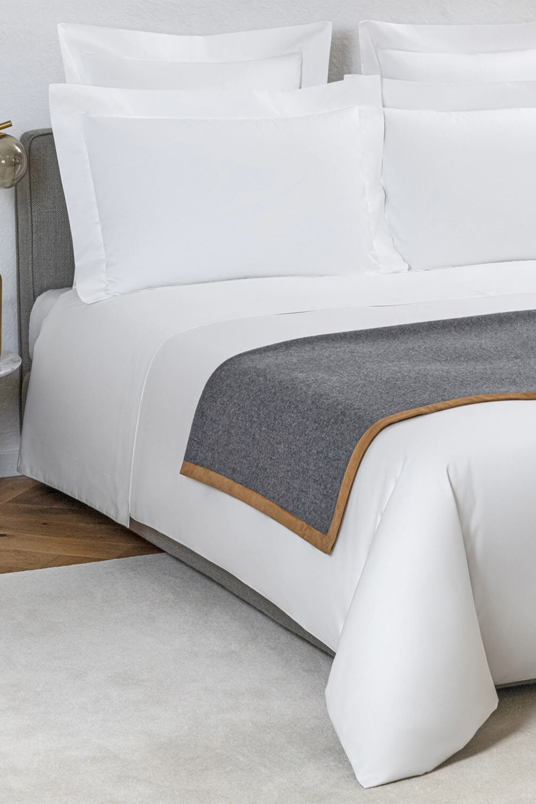 Cashmere & Suede Throw