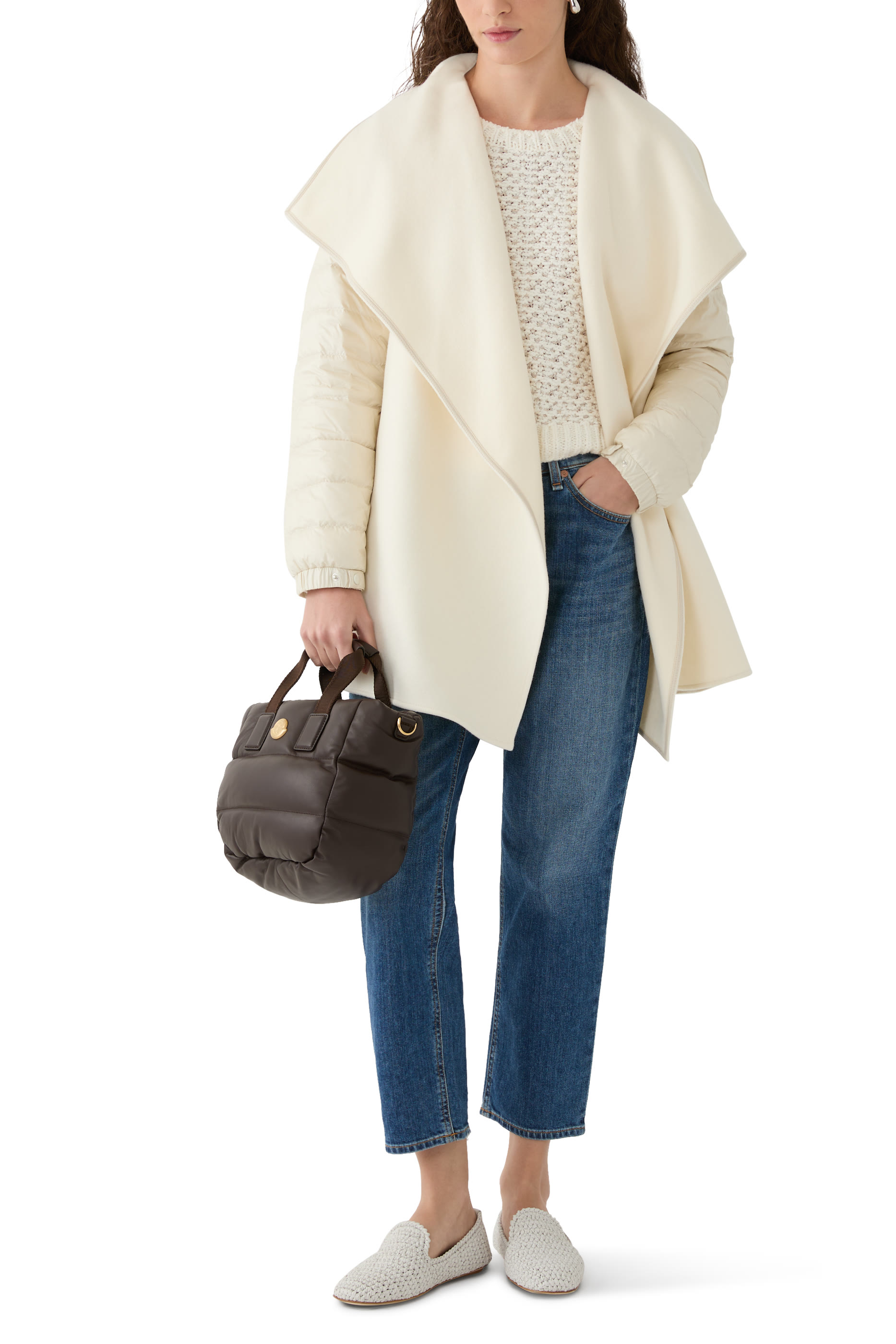 Padded Wool Felt Cape 