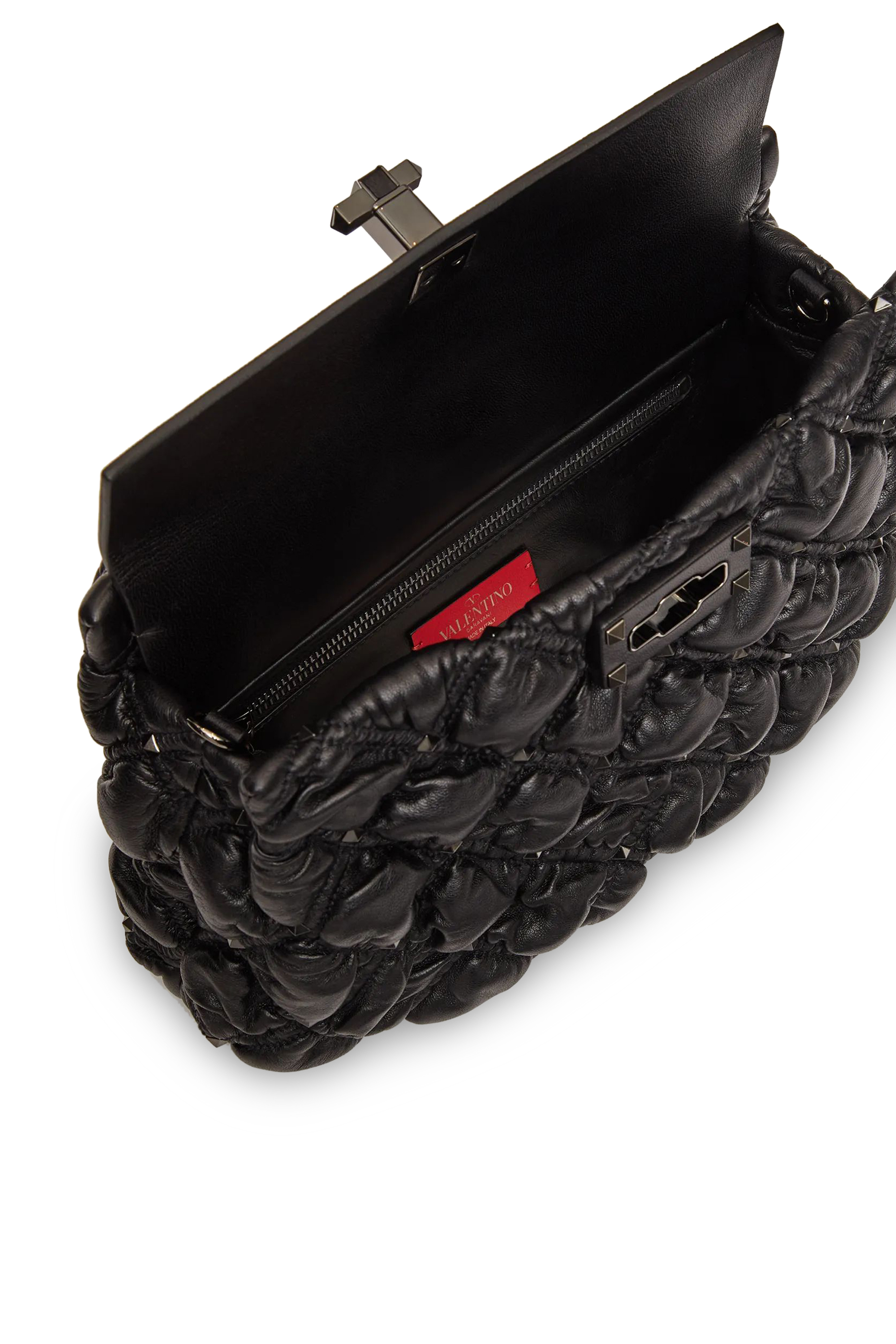 Valentino Garavani Spikeme Leather Clutch