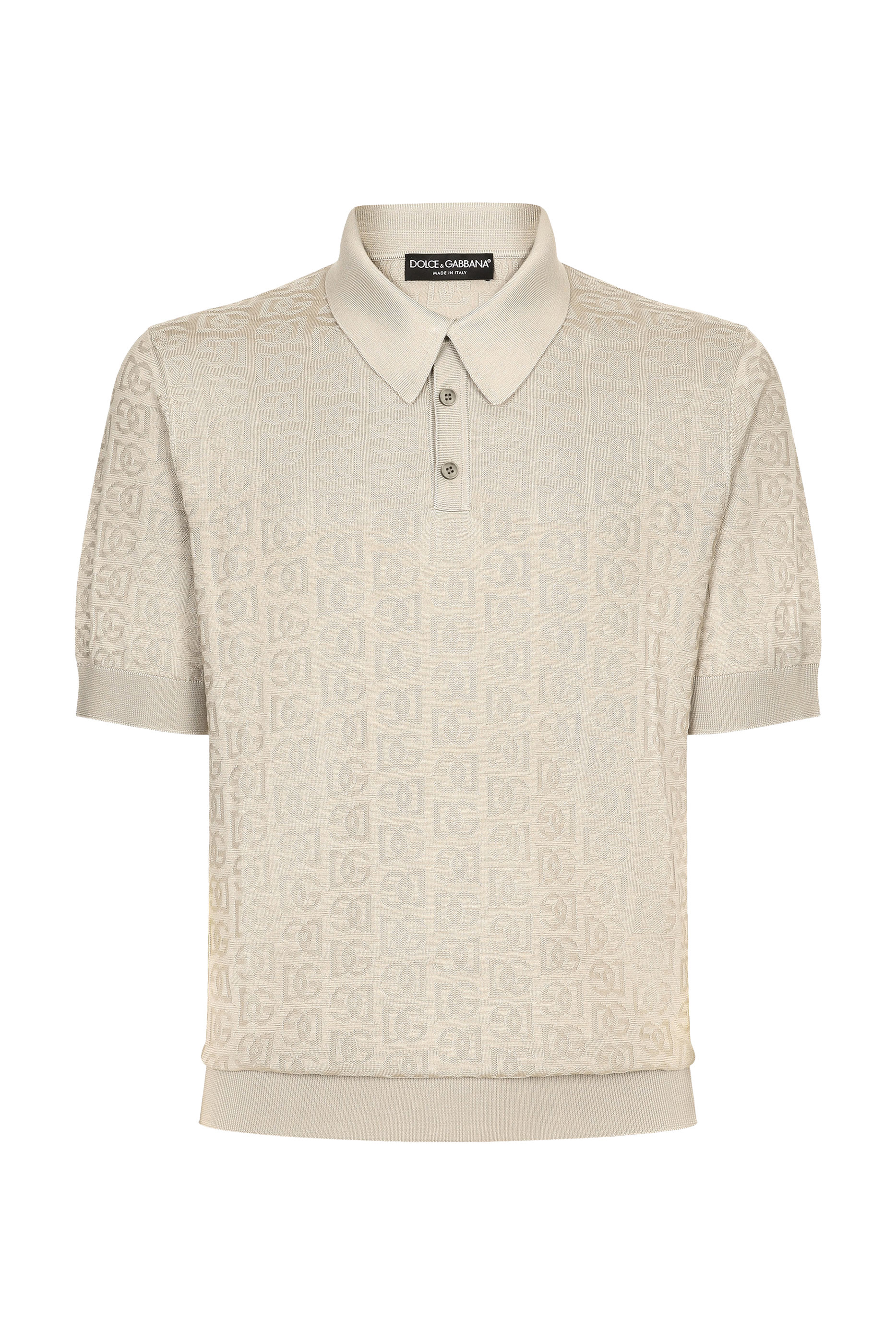 DG Logo Silk Polo Shirt