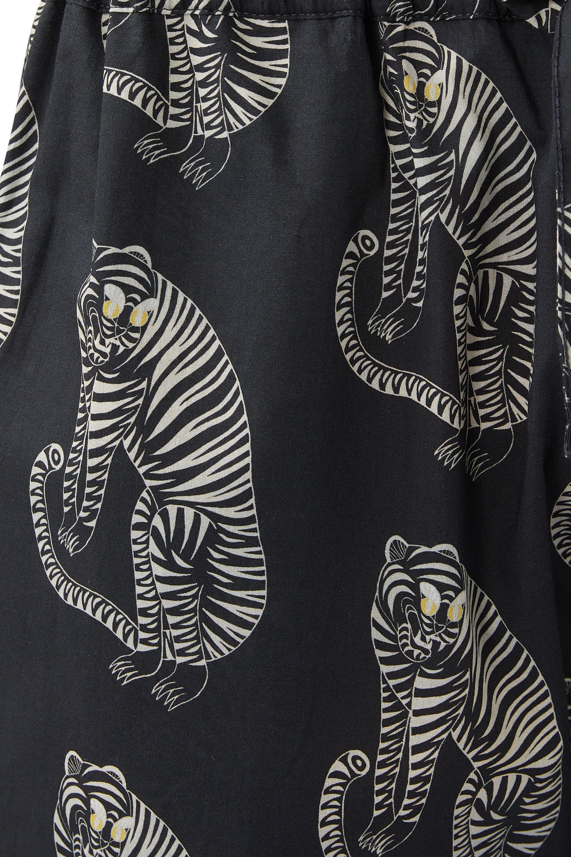 Tiger Print Pajama Shorts