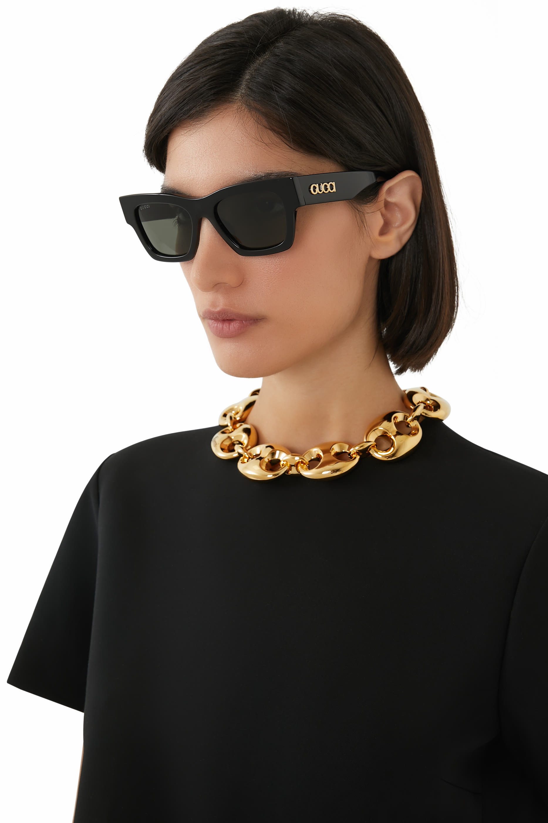 Rectangular Frame Sunglasses