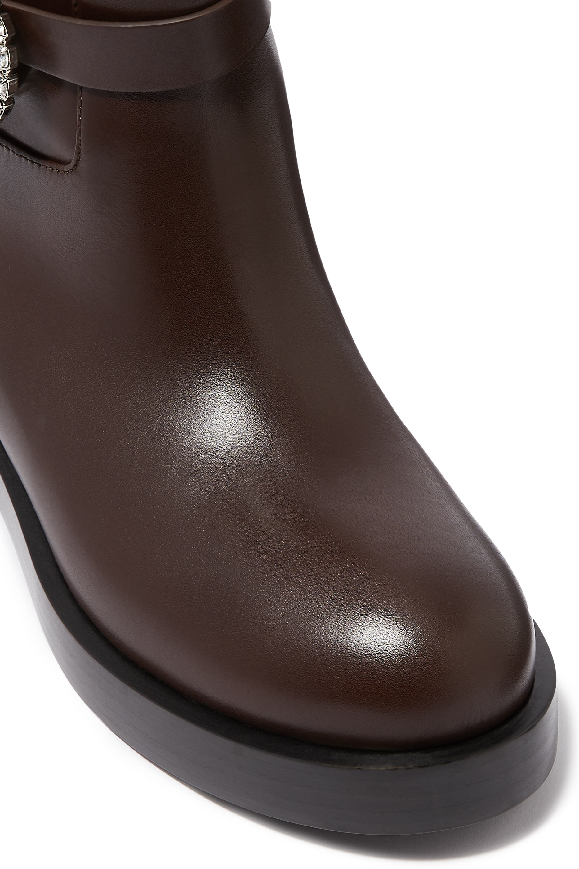 Galaxy Leather Ankle Boots