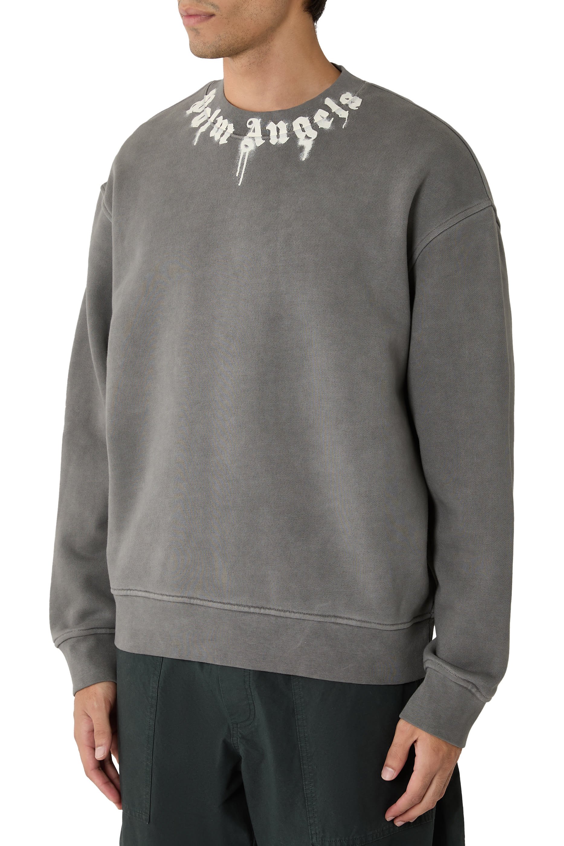Neck Logo Crewneck Sweatshirt