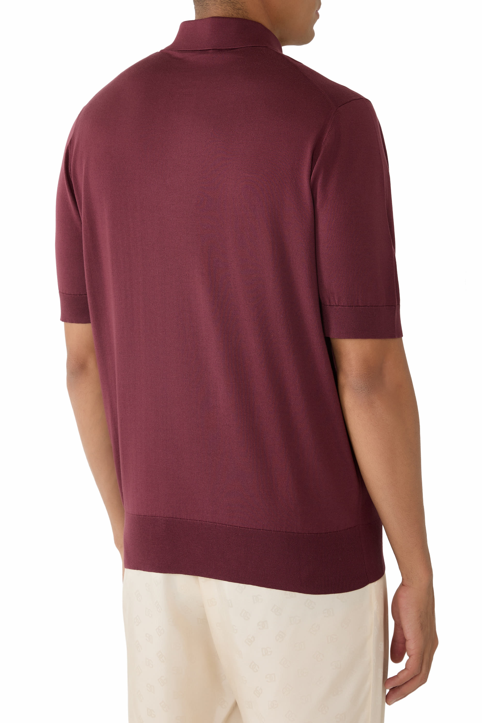 Logo Embroidered Polo Shirt