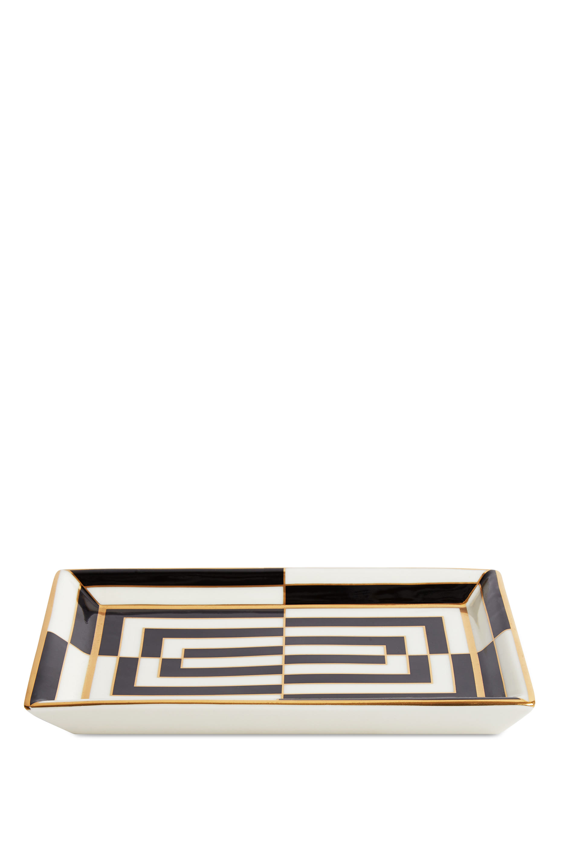 Op Art Rectangle Tray