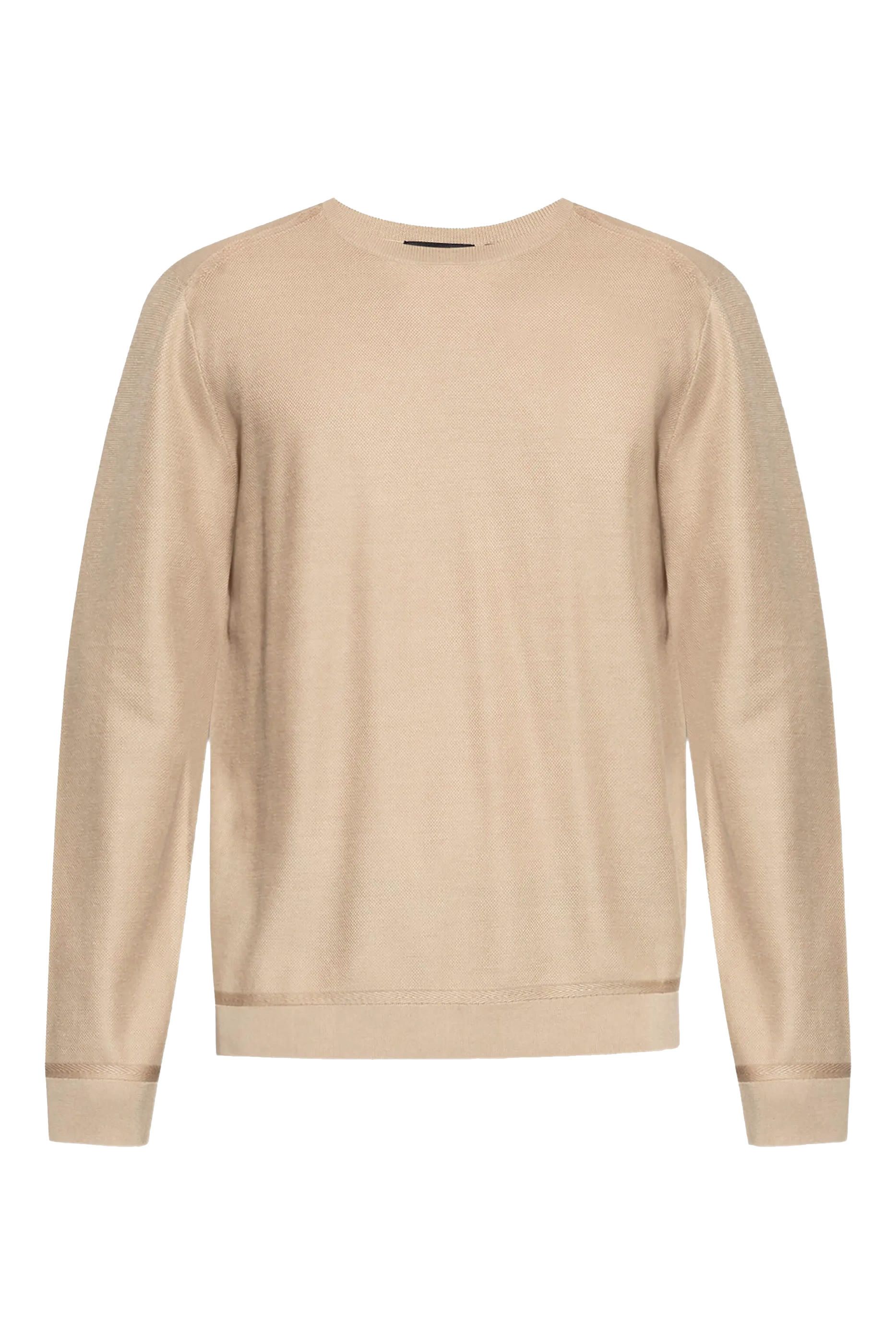 Silk-Cotton Crewneck Sweater