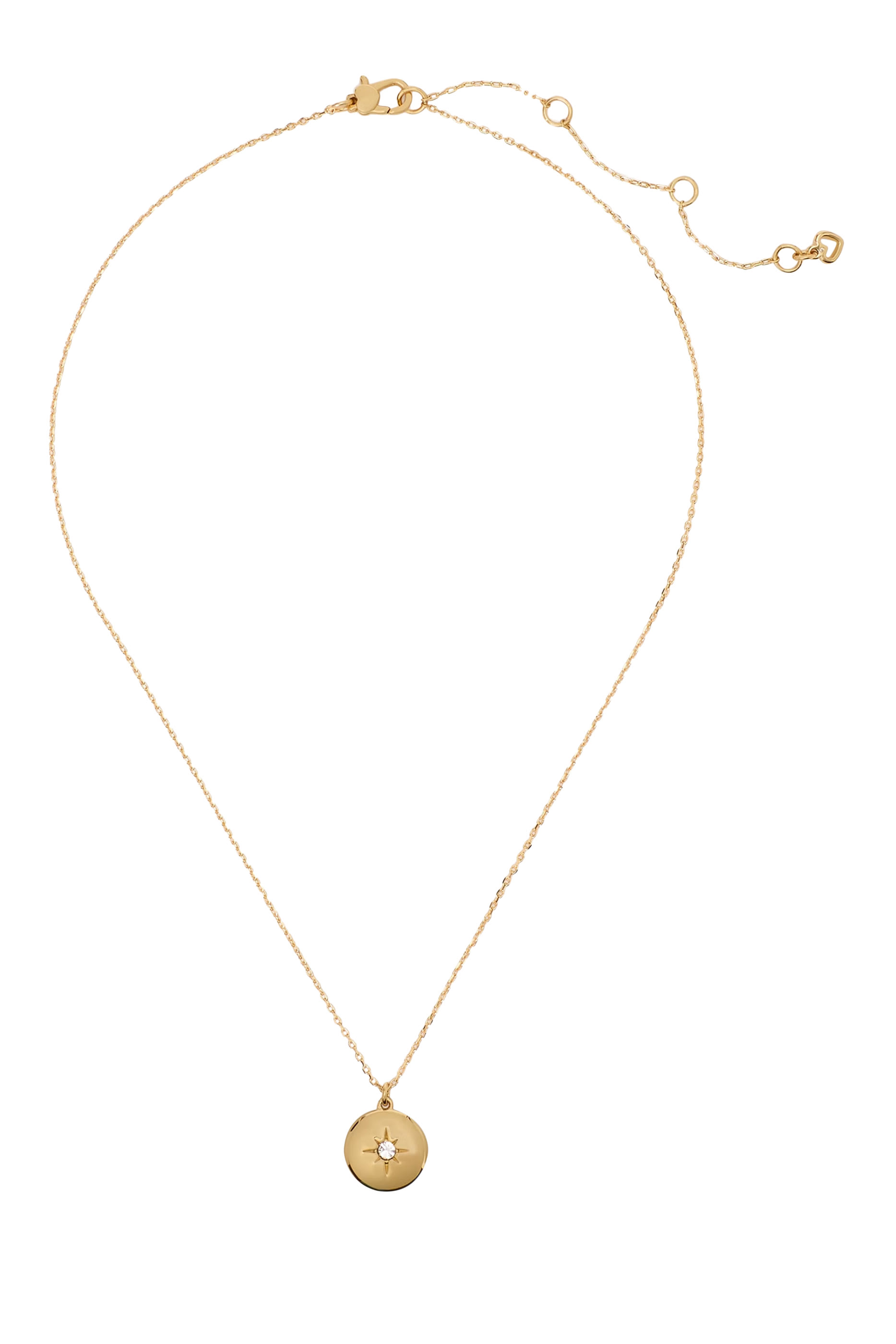 Color Spark Collection - Clear Inspire Medallion Necklace