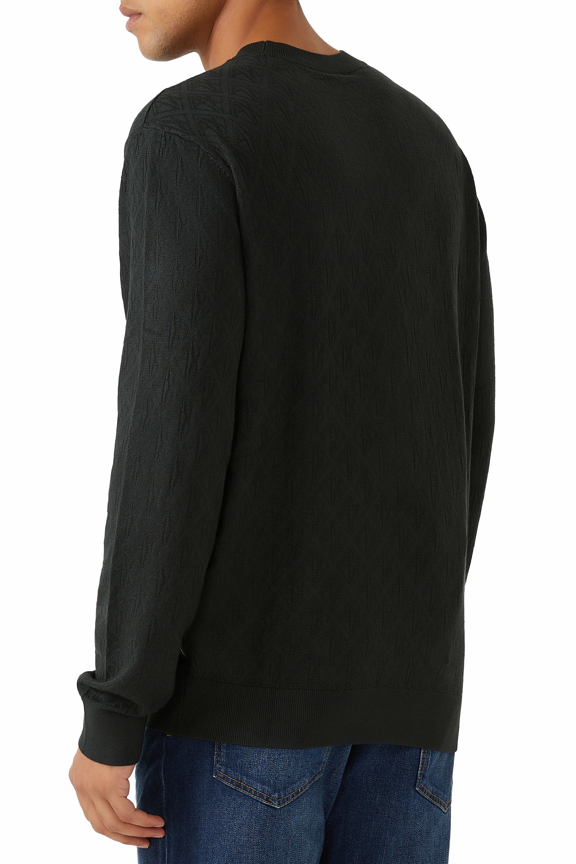 ASV Tone-On-Tone Logo Crewneck Sweater