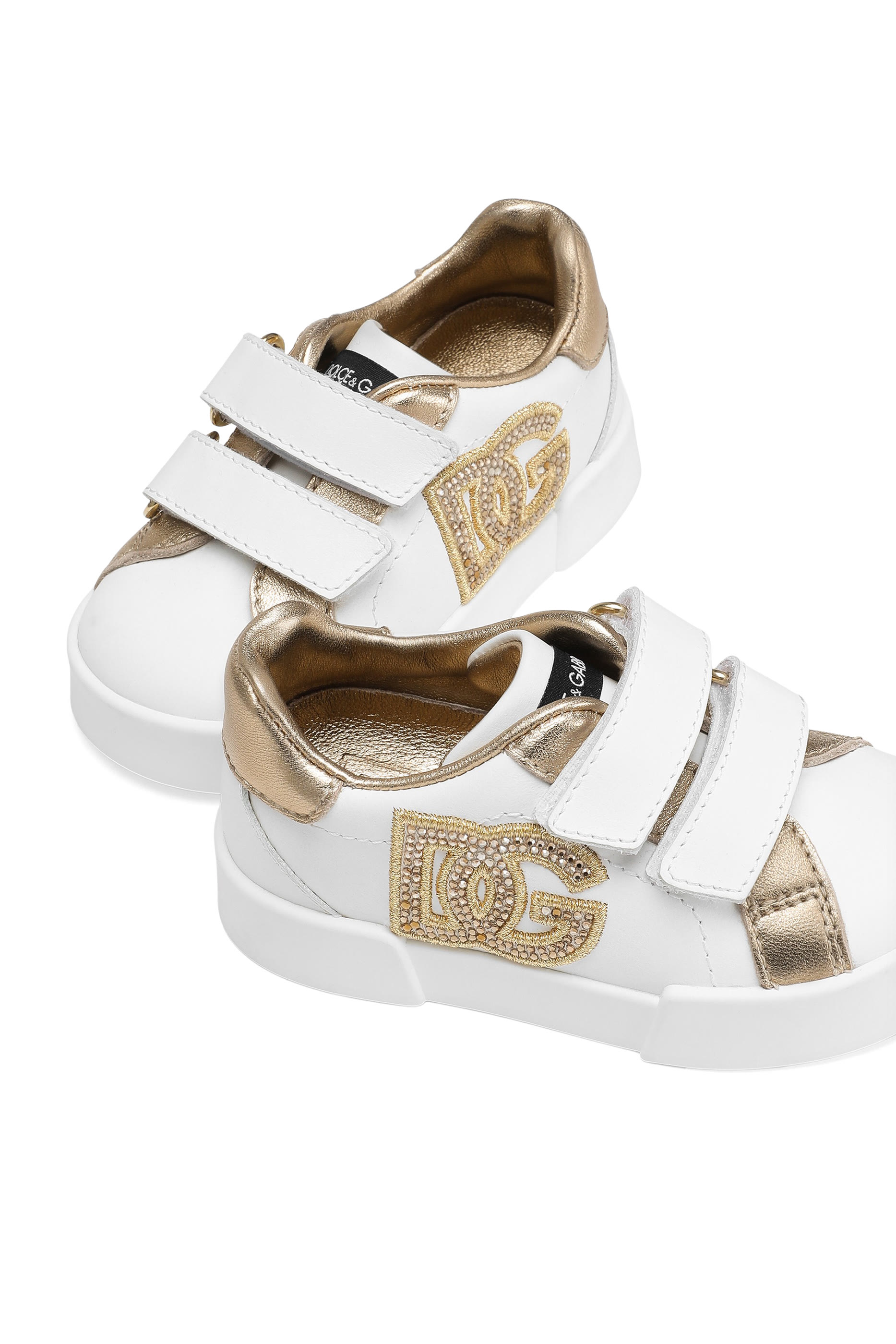 Kids Portofino Calfskin Sneakers 
