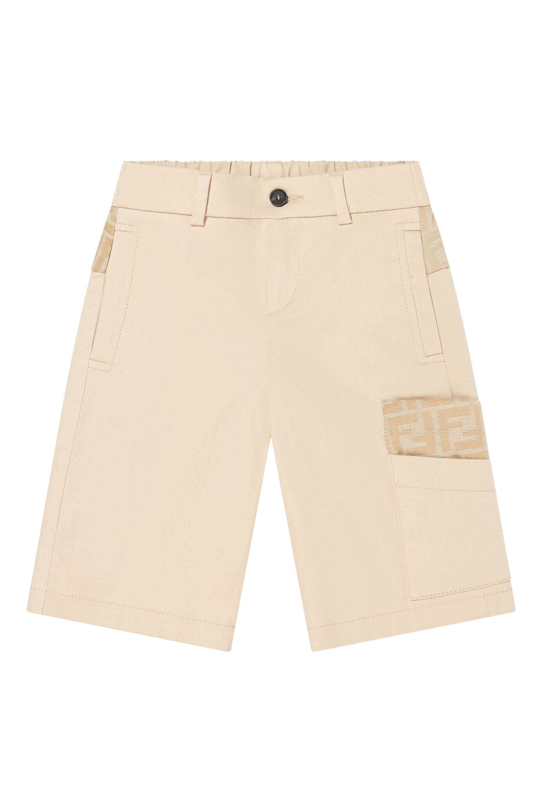 Kids Cotton Gabardine Shorts