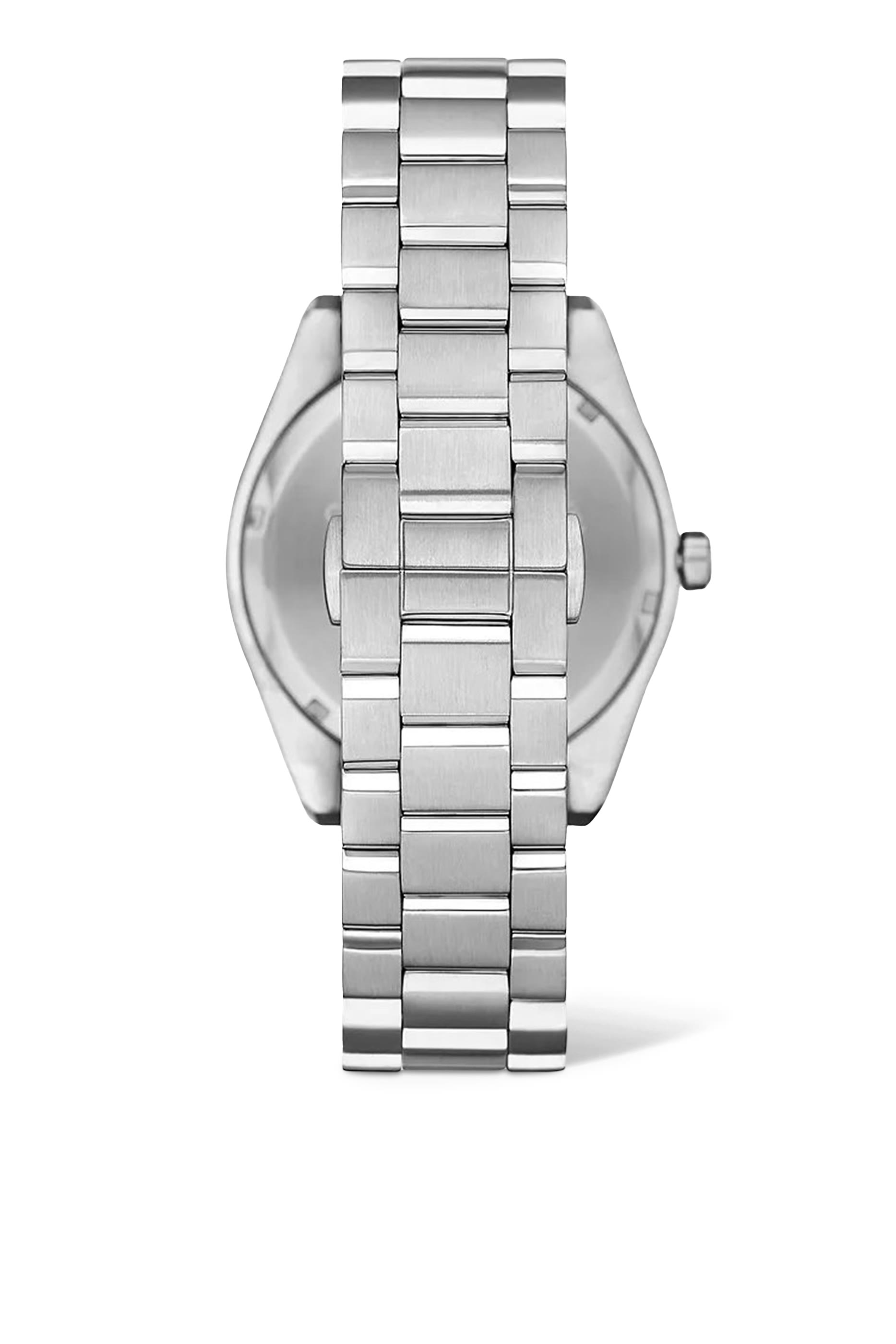 Three-Hand Date Stainless Steel Watch