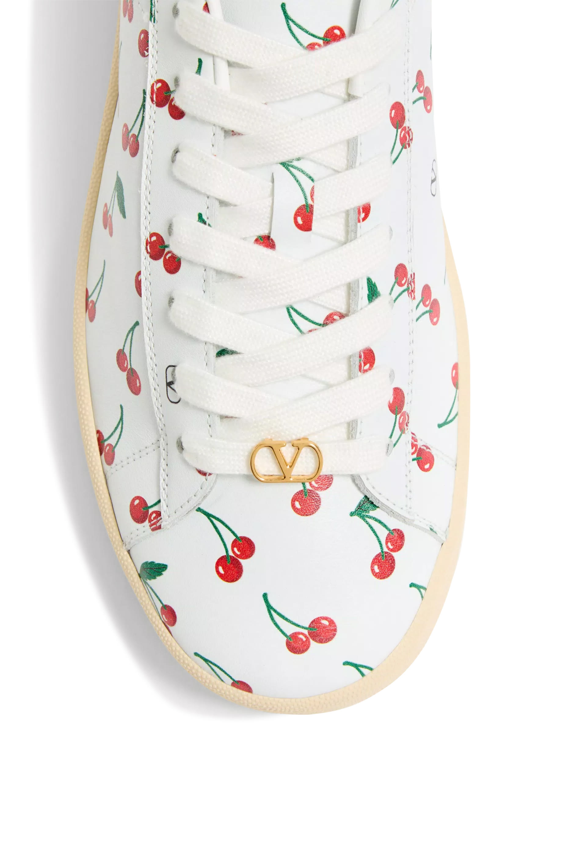Royco Nappa Calfskin Sneakers with Cherryfic Pattern