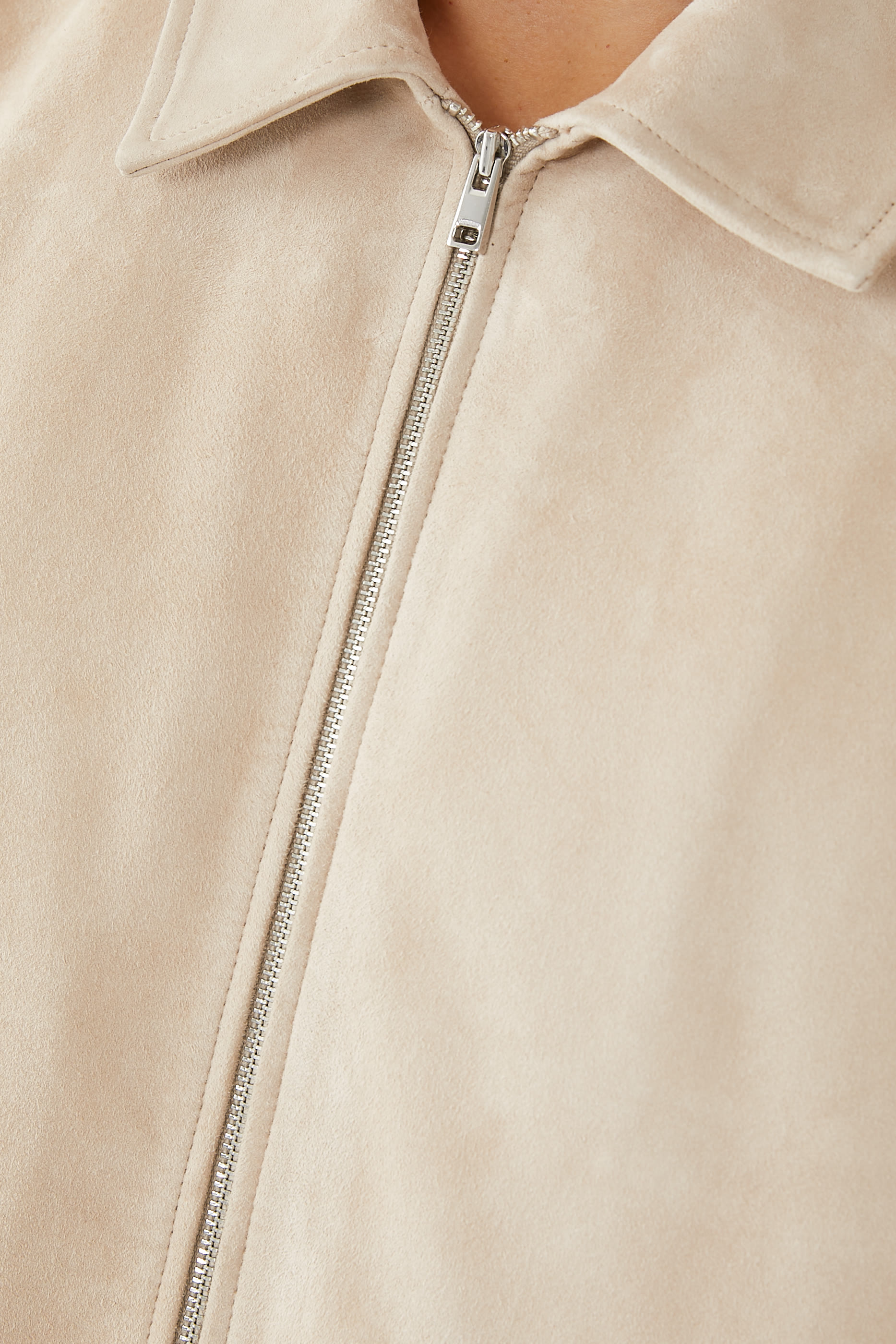 Hazelton Zip Jacket in Suede