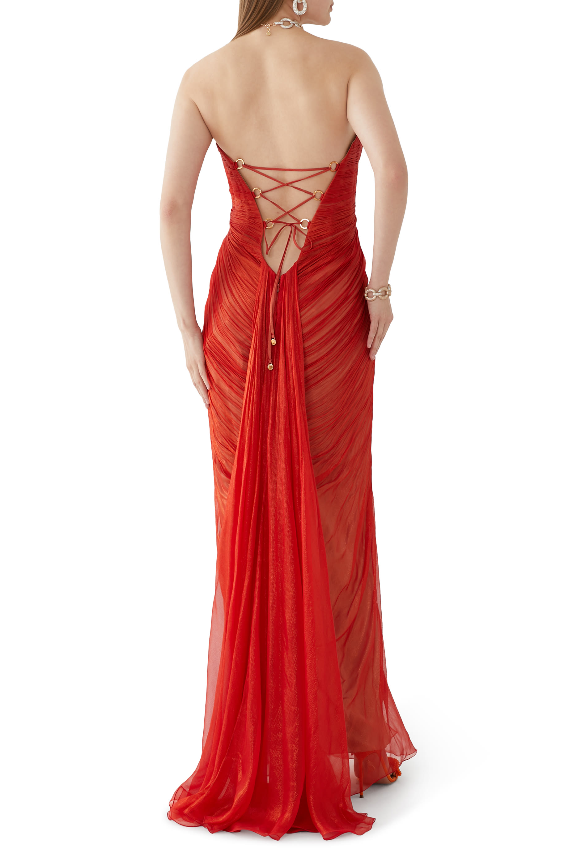 Strapless Evening Gown