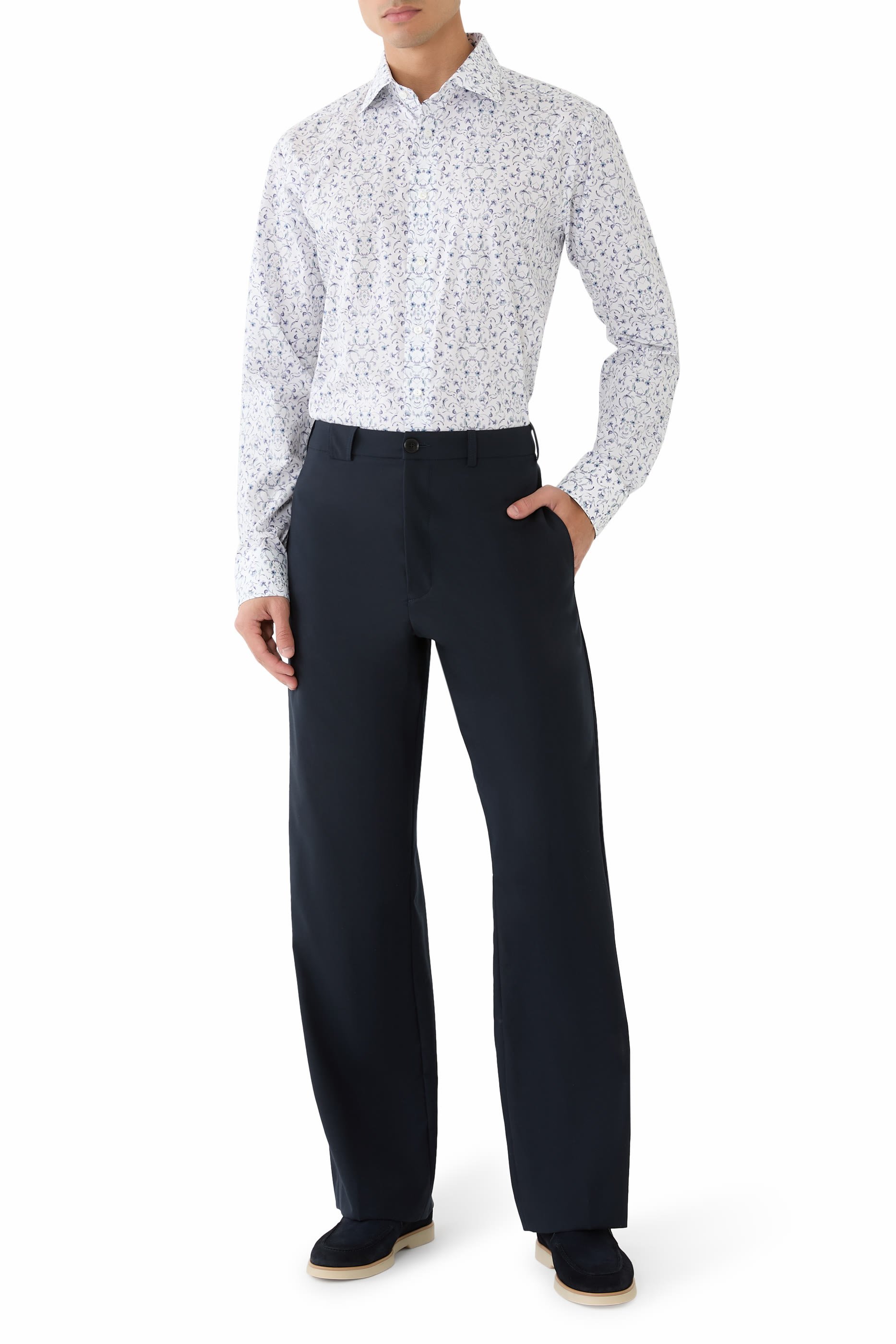 Floral Fine Twill Shirt