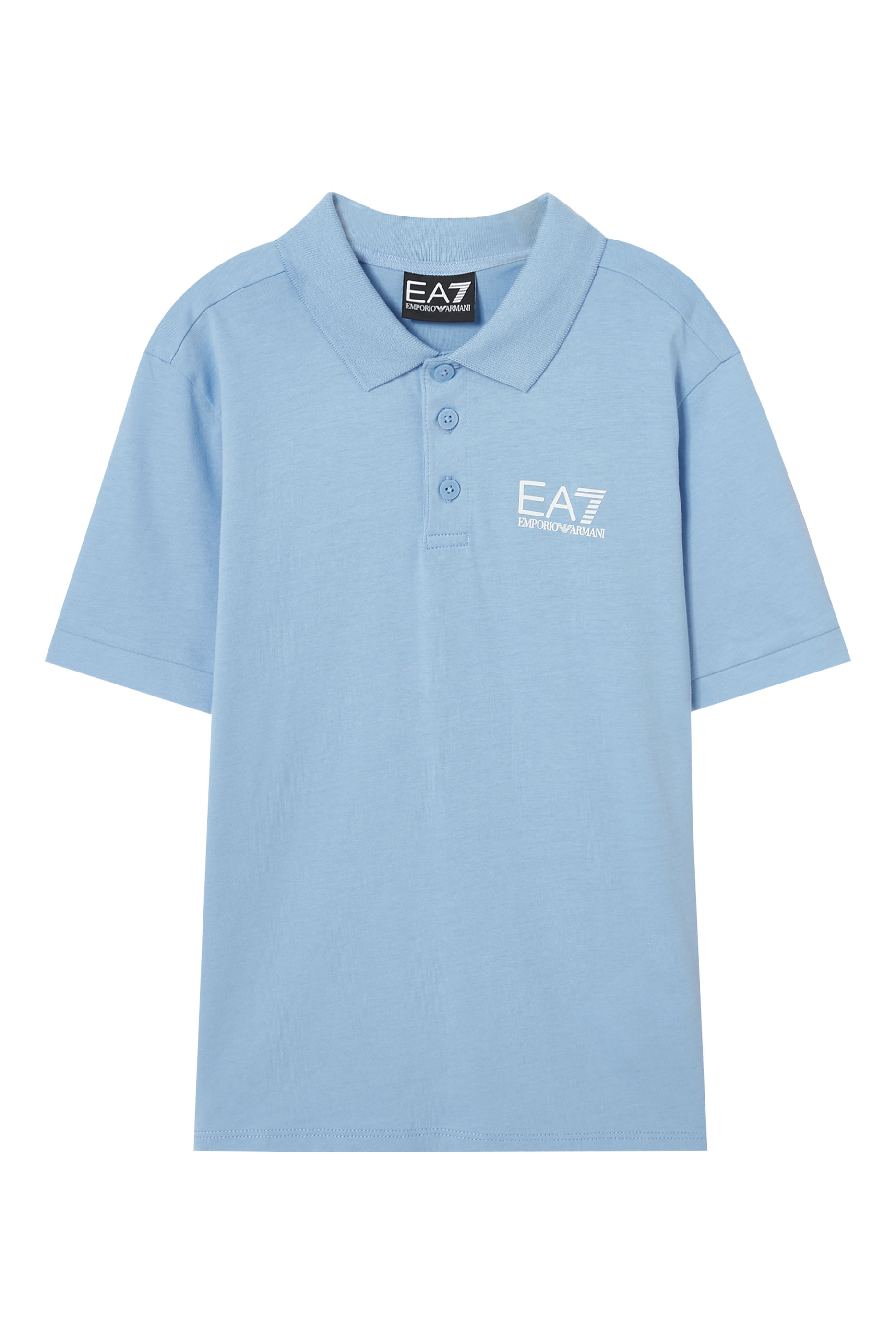 Kids EA7 Logo Polo Shirt 