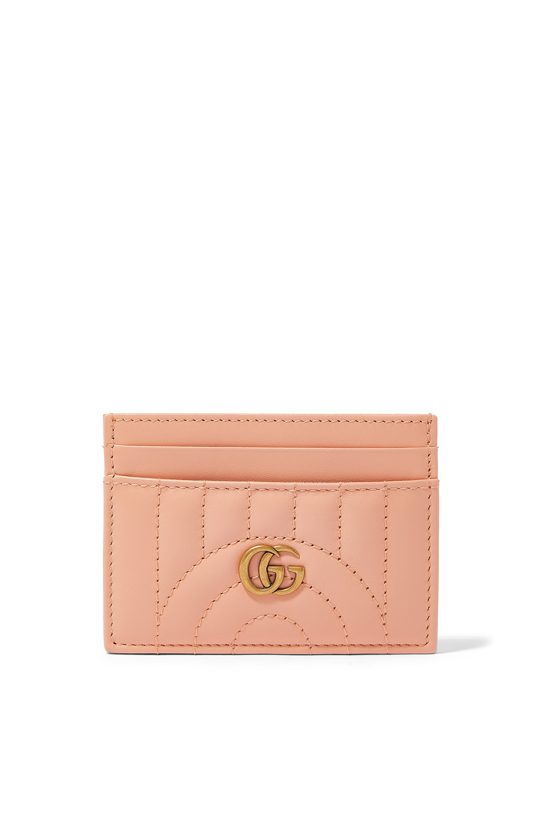 GG Marmont Matelass&eacute; Card Case