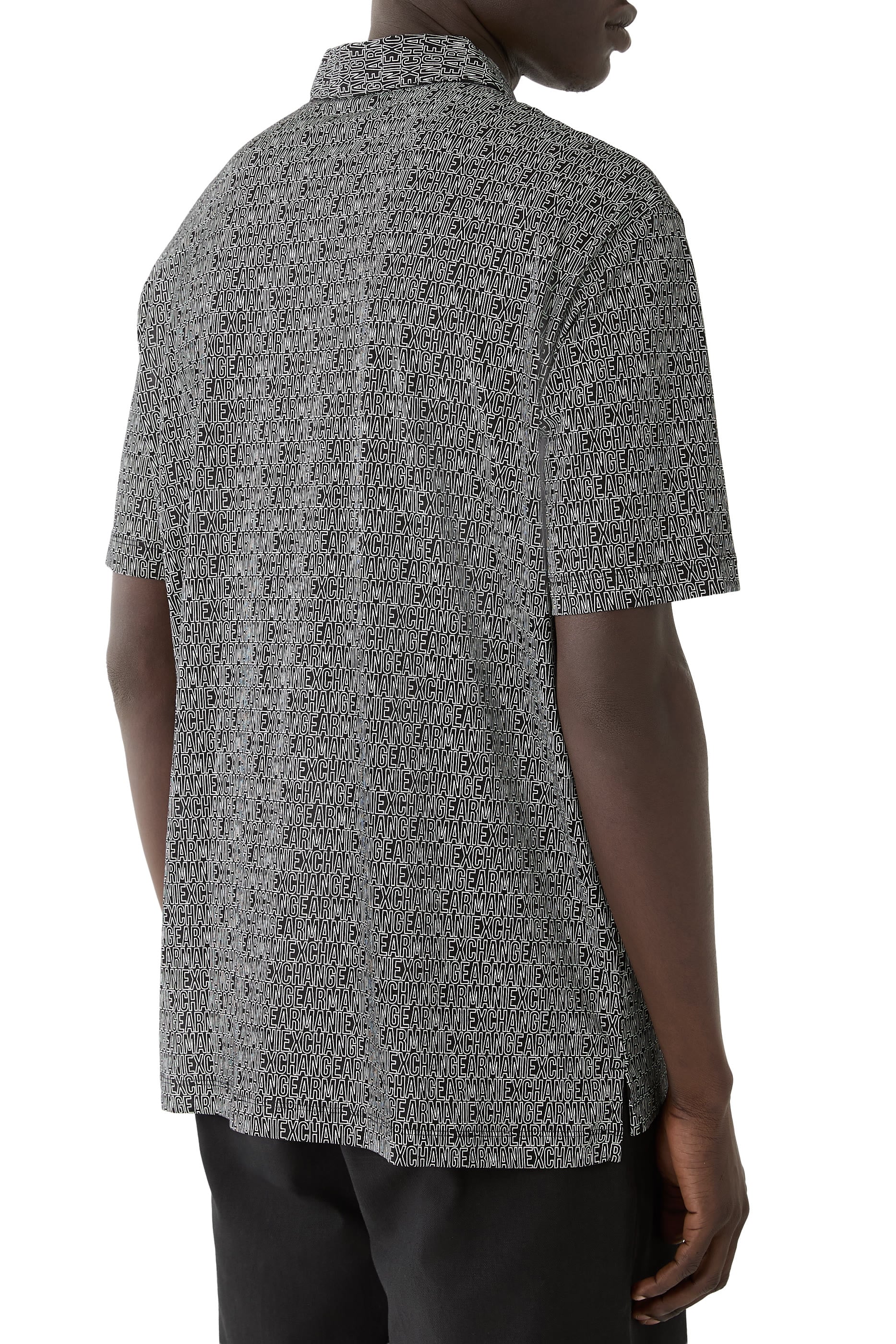 Logo Pattern Polo Shirt
