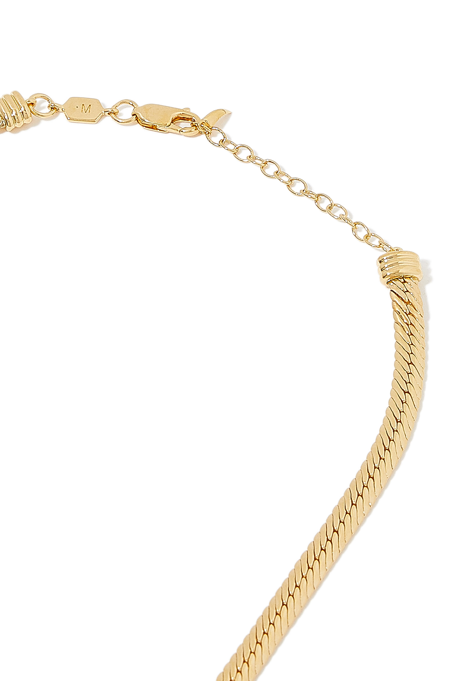 Camail Chain Necklace, 18k Recycled Gold-Plated on Brass