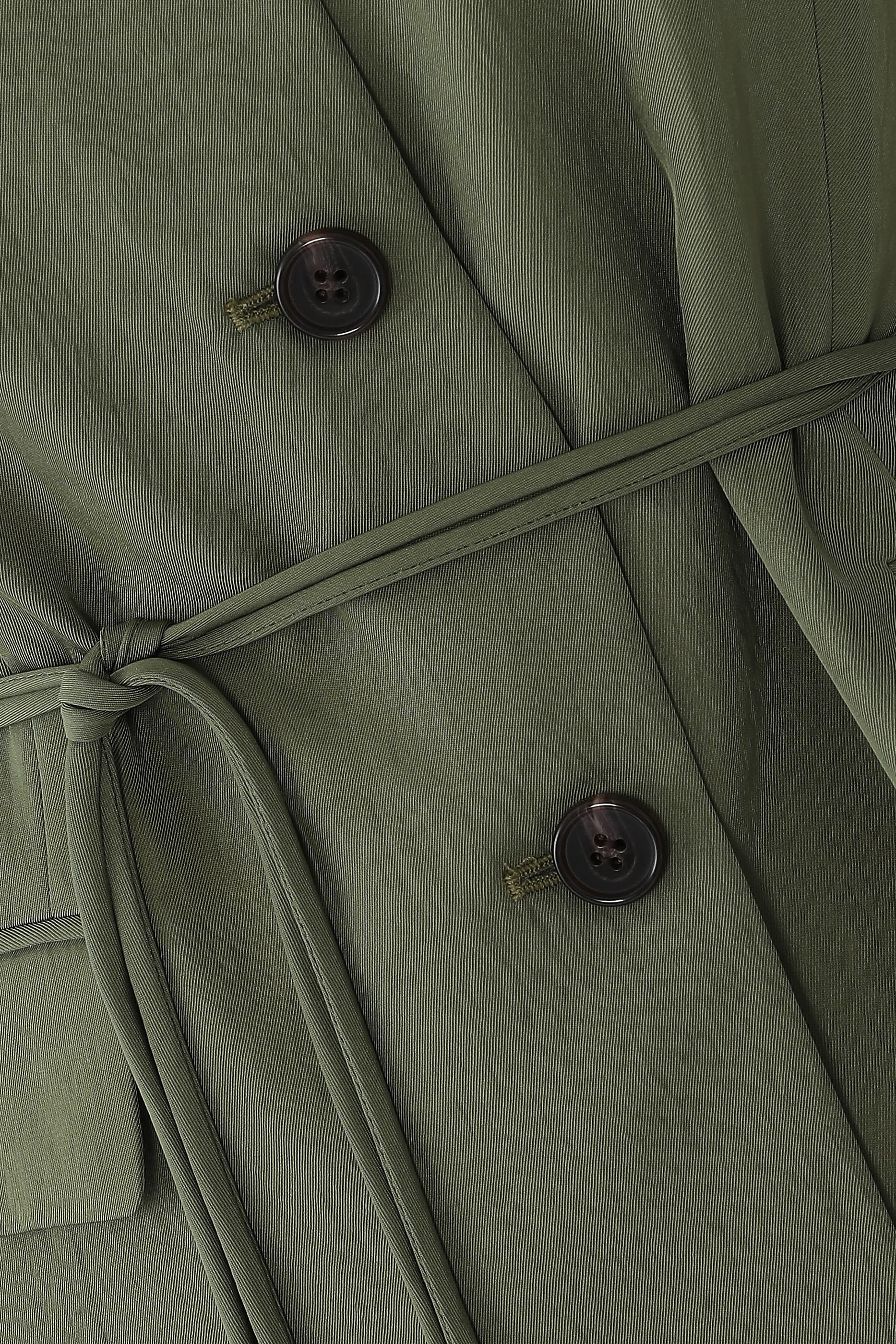 Vented Vest in Washed Twill 