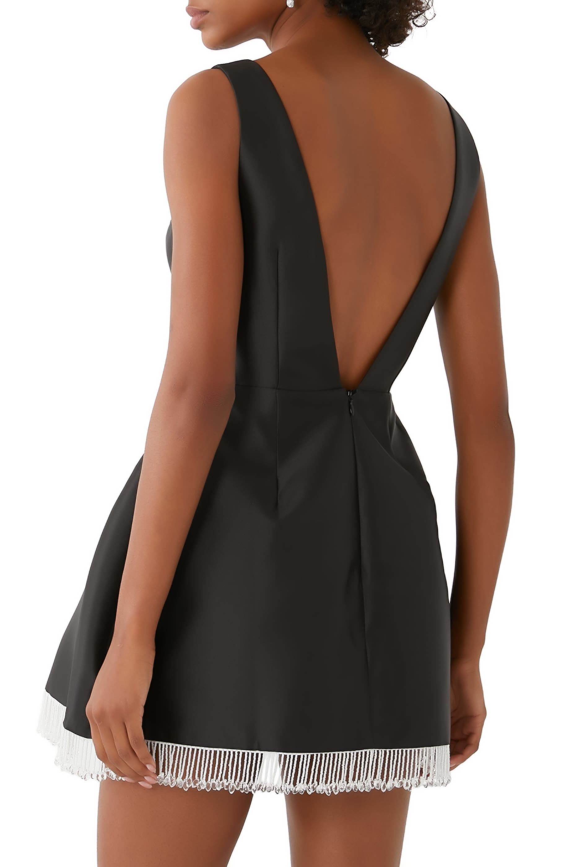 The Ultimate Muse Embellished Trim Mini Dress