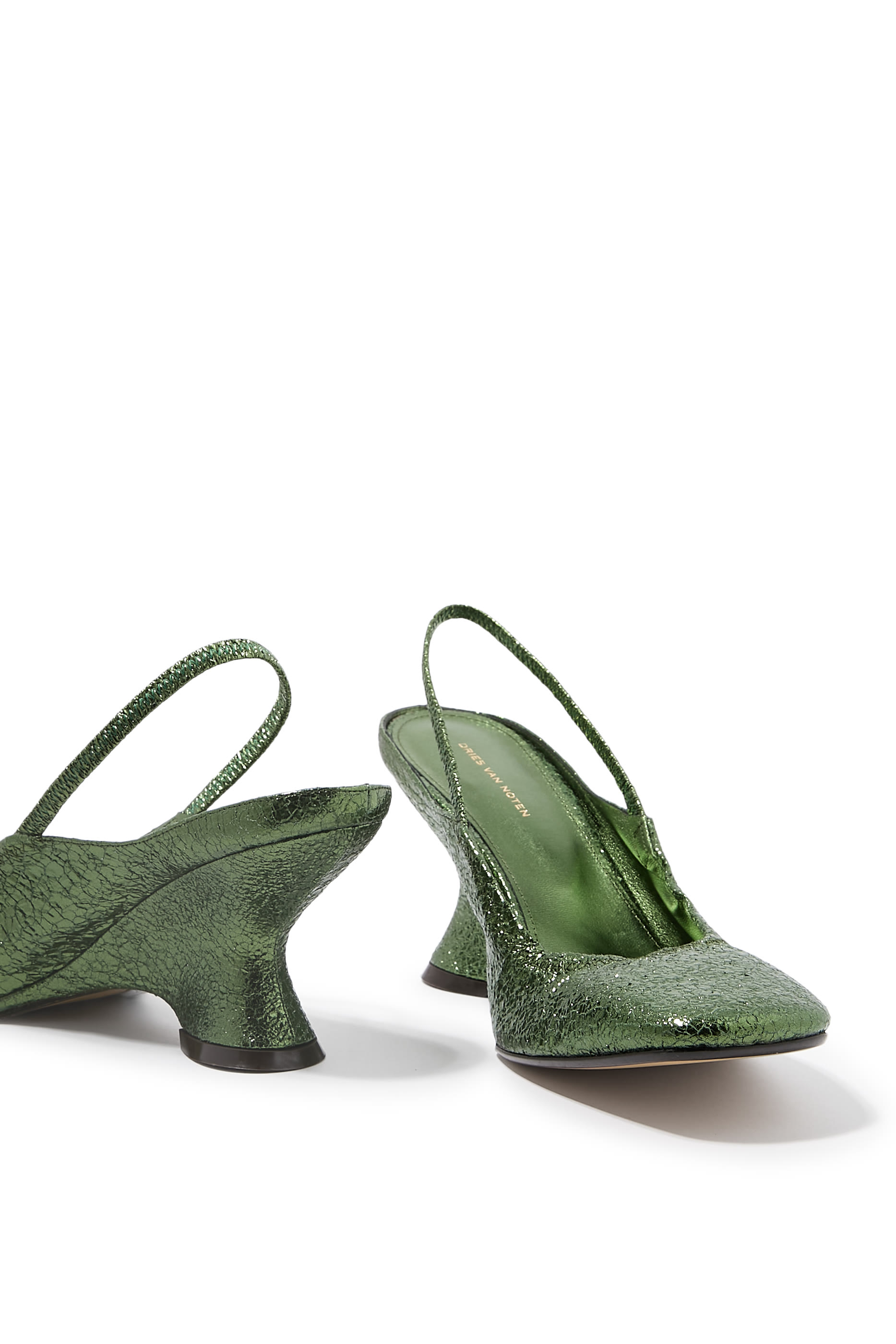 Croc-Effect Leather 75 Pumps