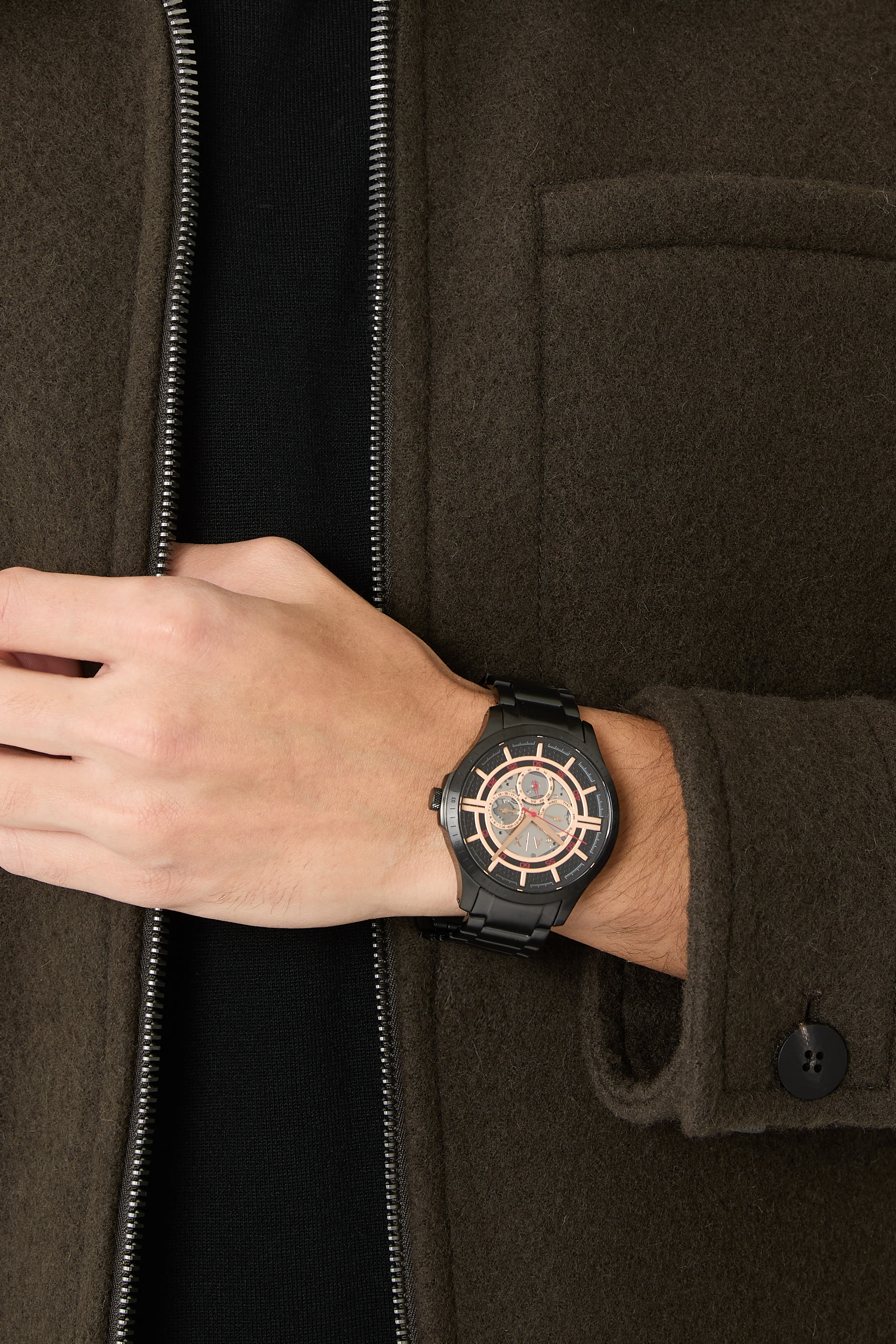 Hampton Quartz Watch, 46mm