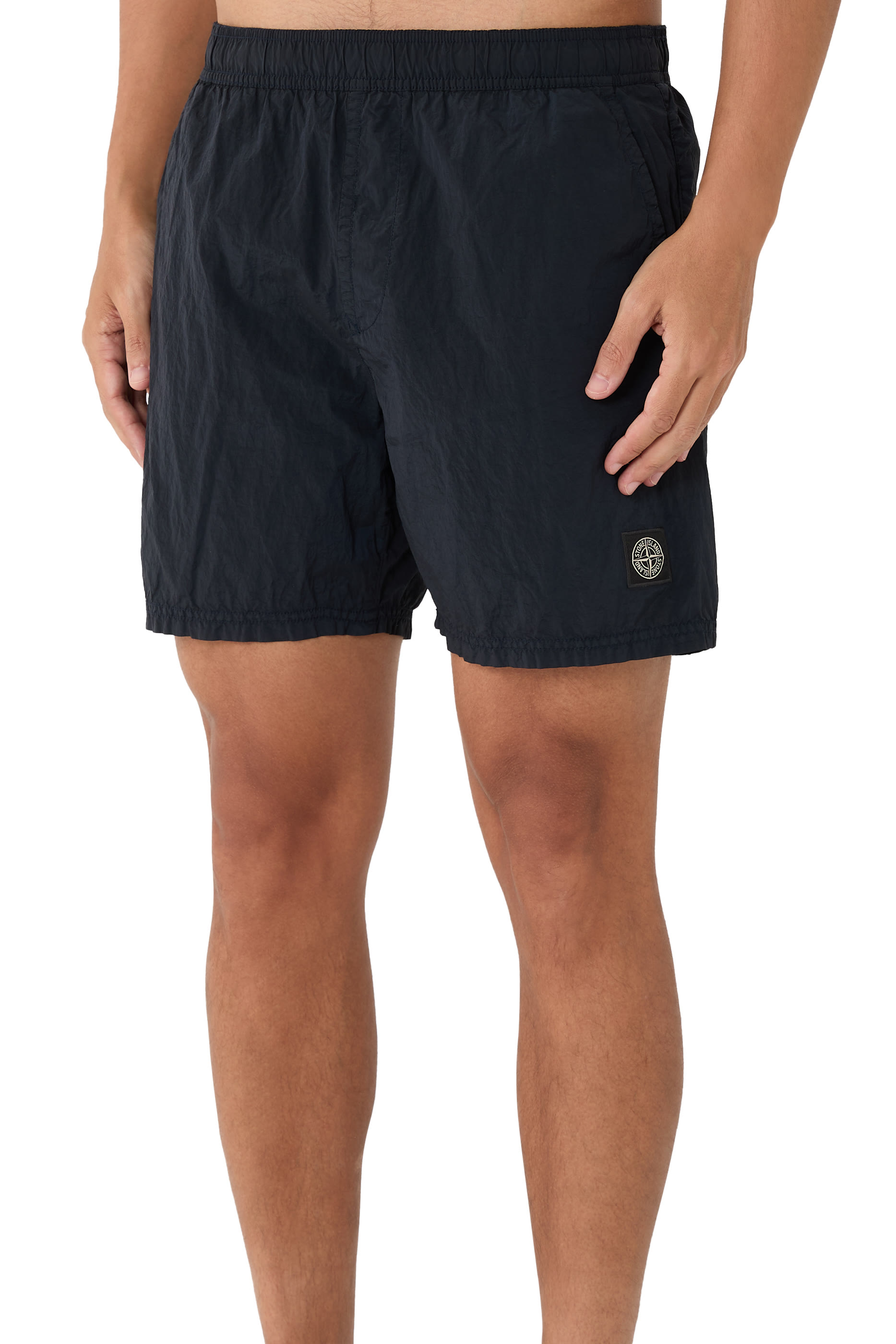 Compass Nylon Metal In ECONYL® Swim Shorts