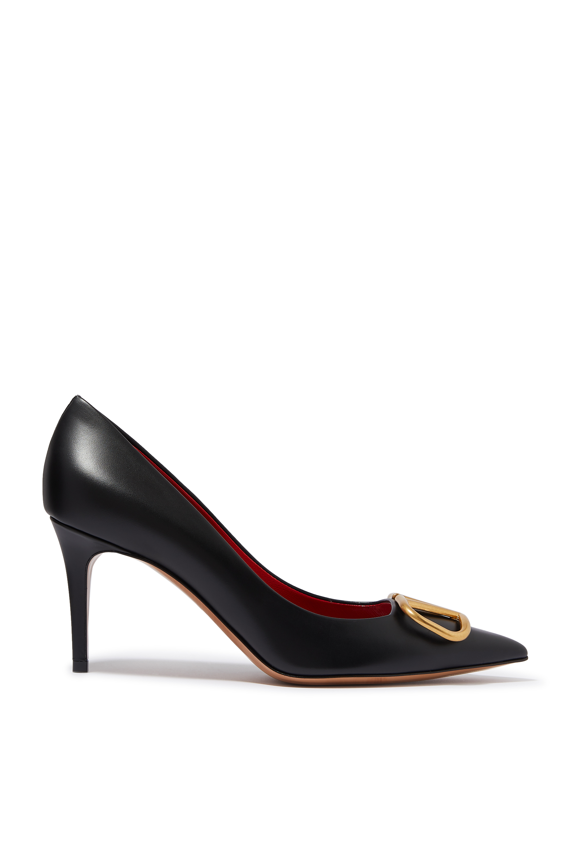 Valentino Garavani VLogo Signature 80 Leather Pumps