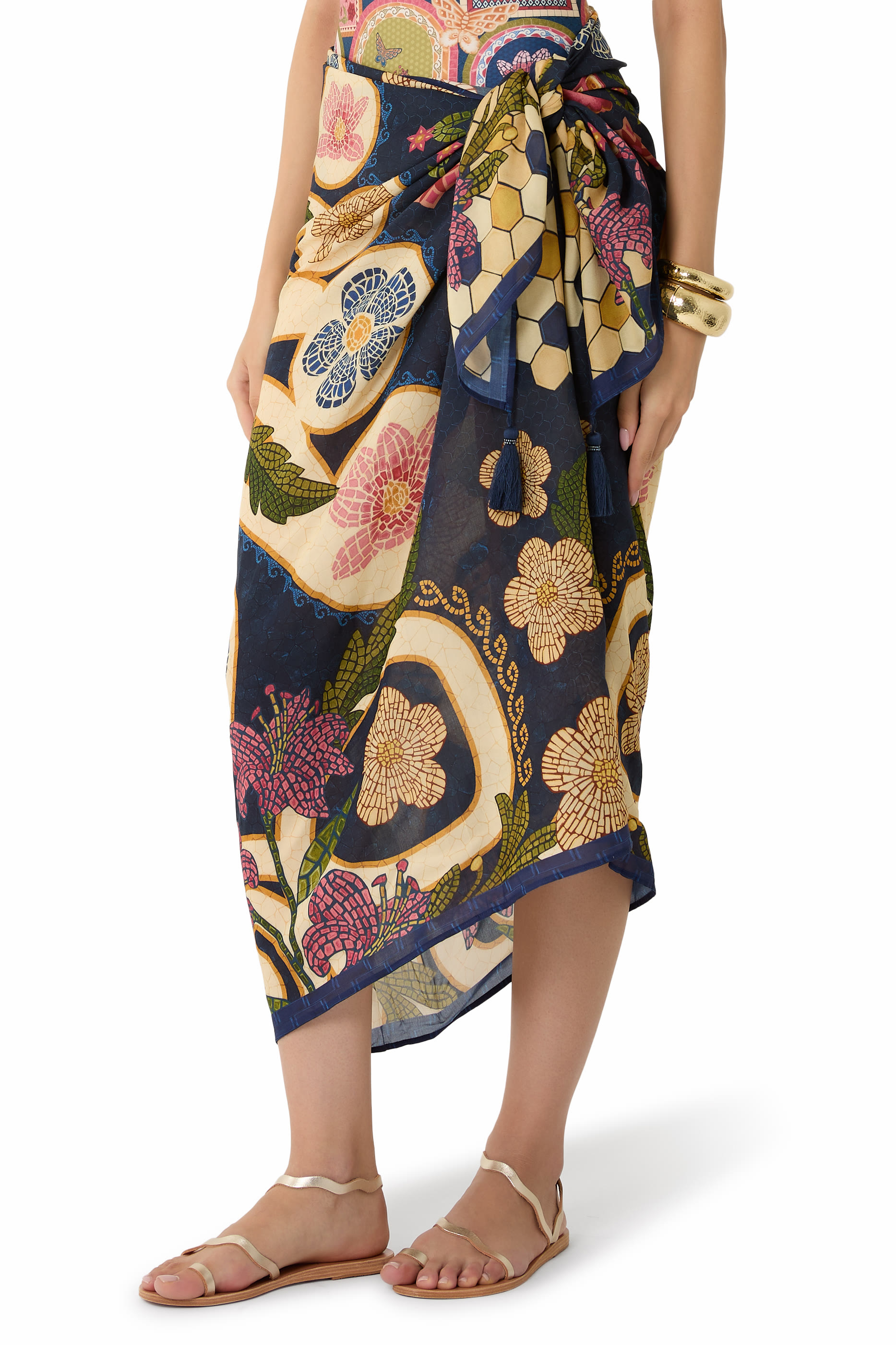 Marine Pareo Cover Up 