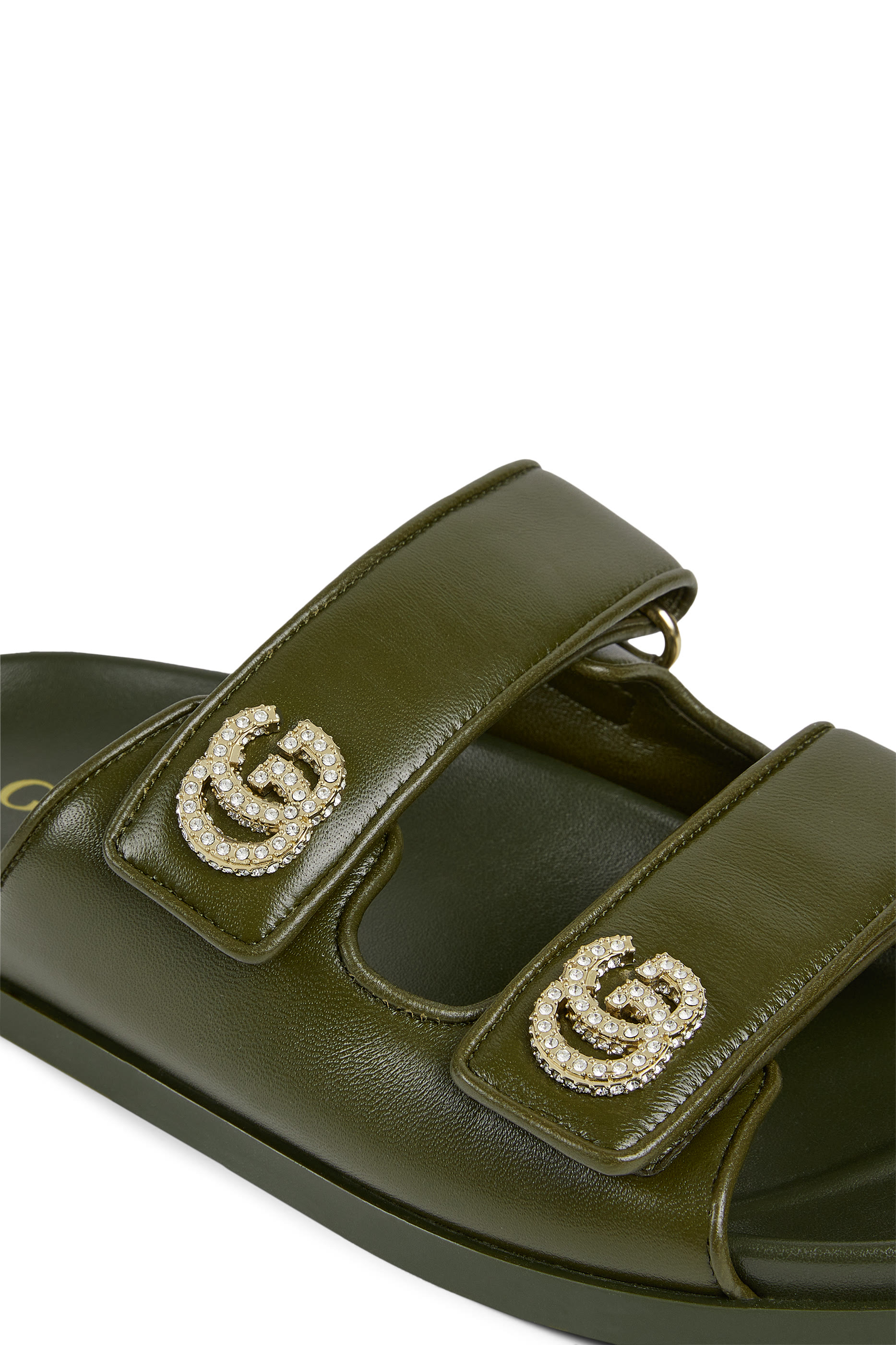 Crystal Double G Sandal