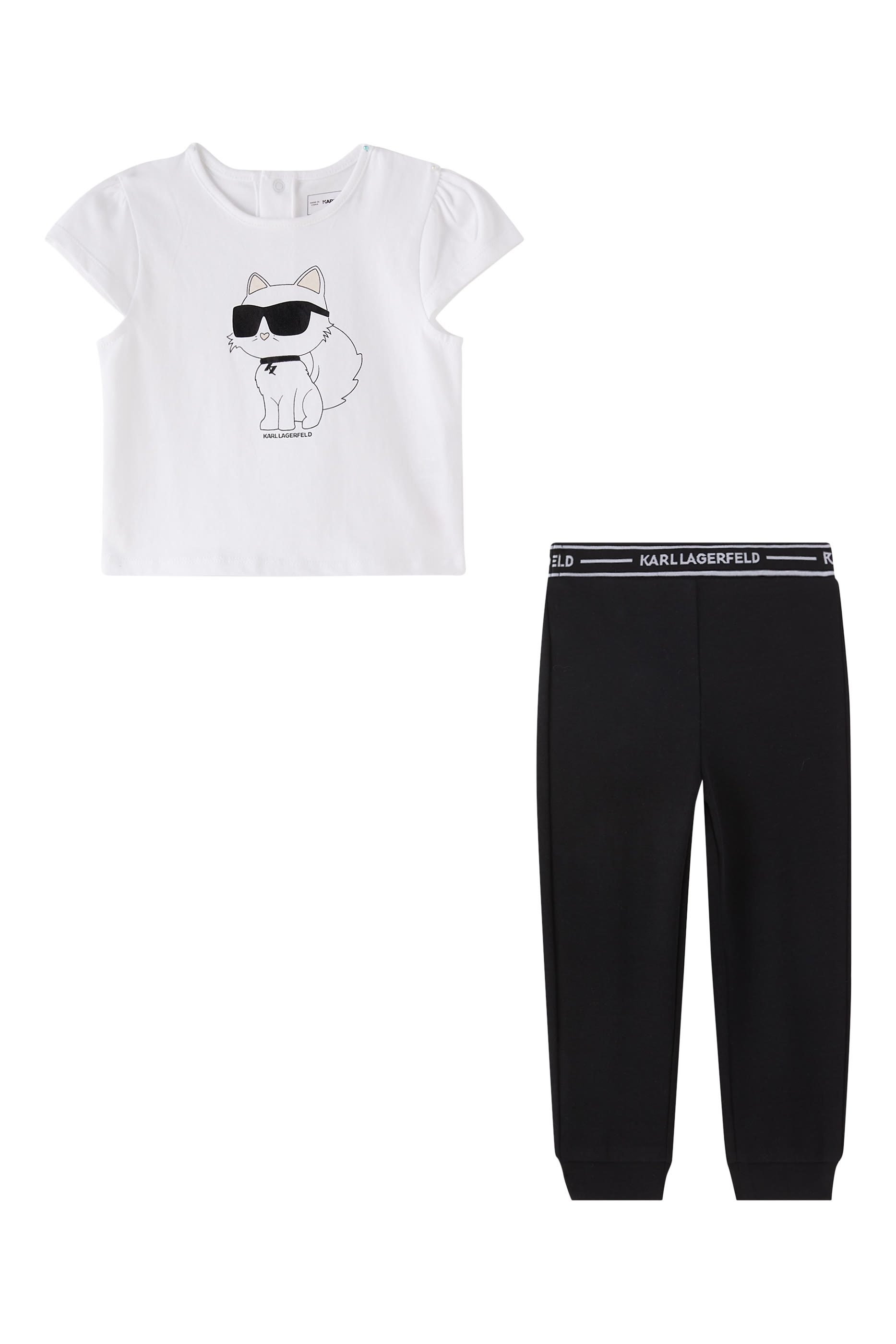 Kids Cotton T-Shirt and Leggings Set