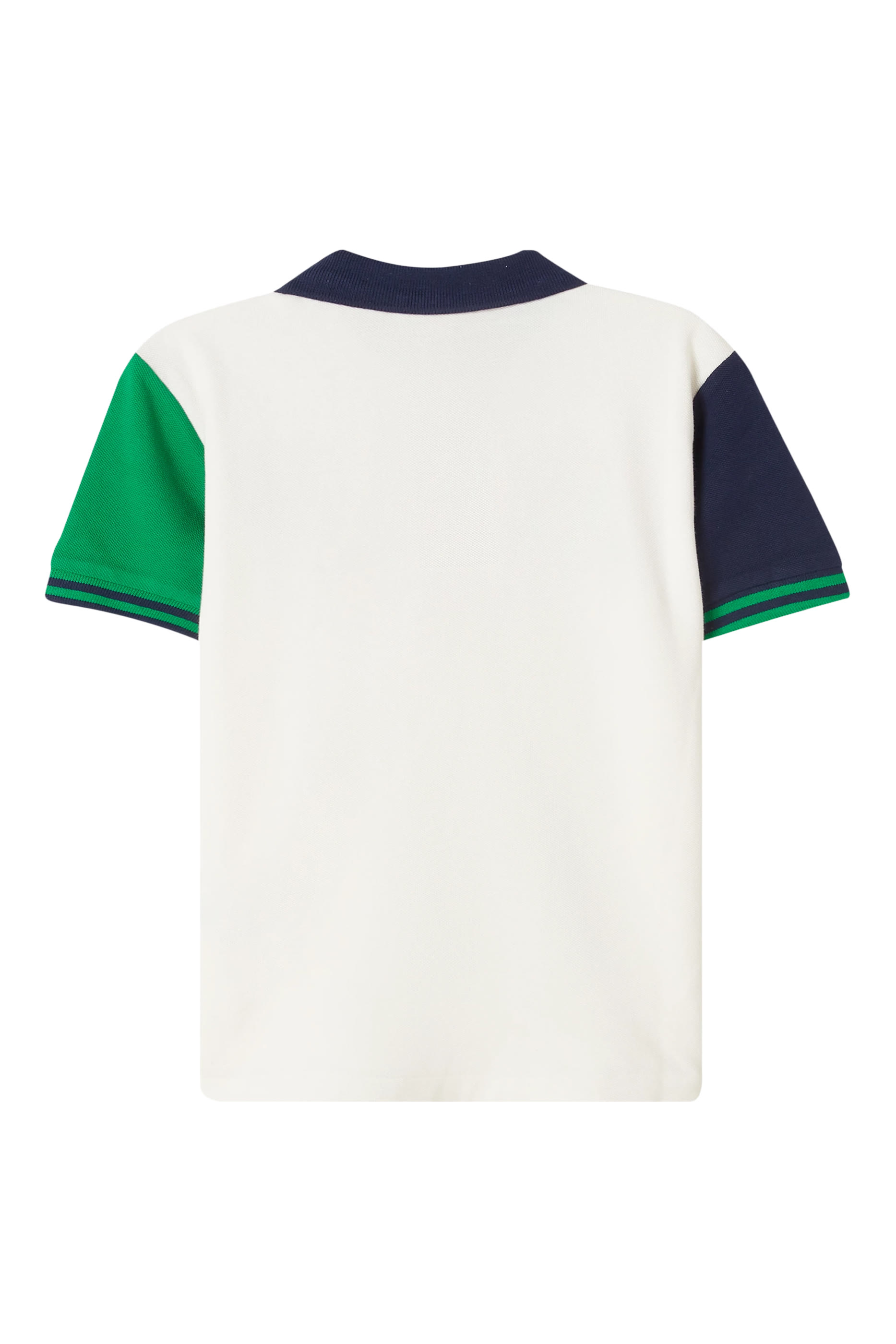 Kids Colour-Blocked Mesh Polo Shirt 
