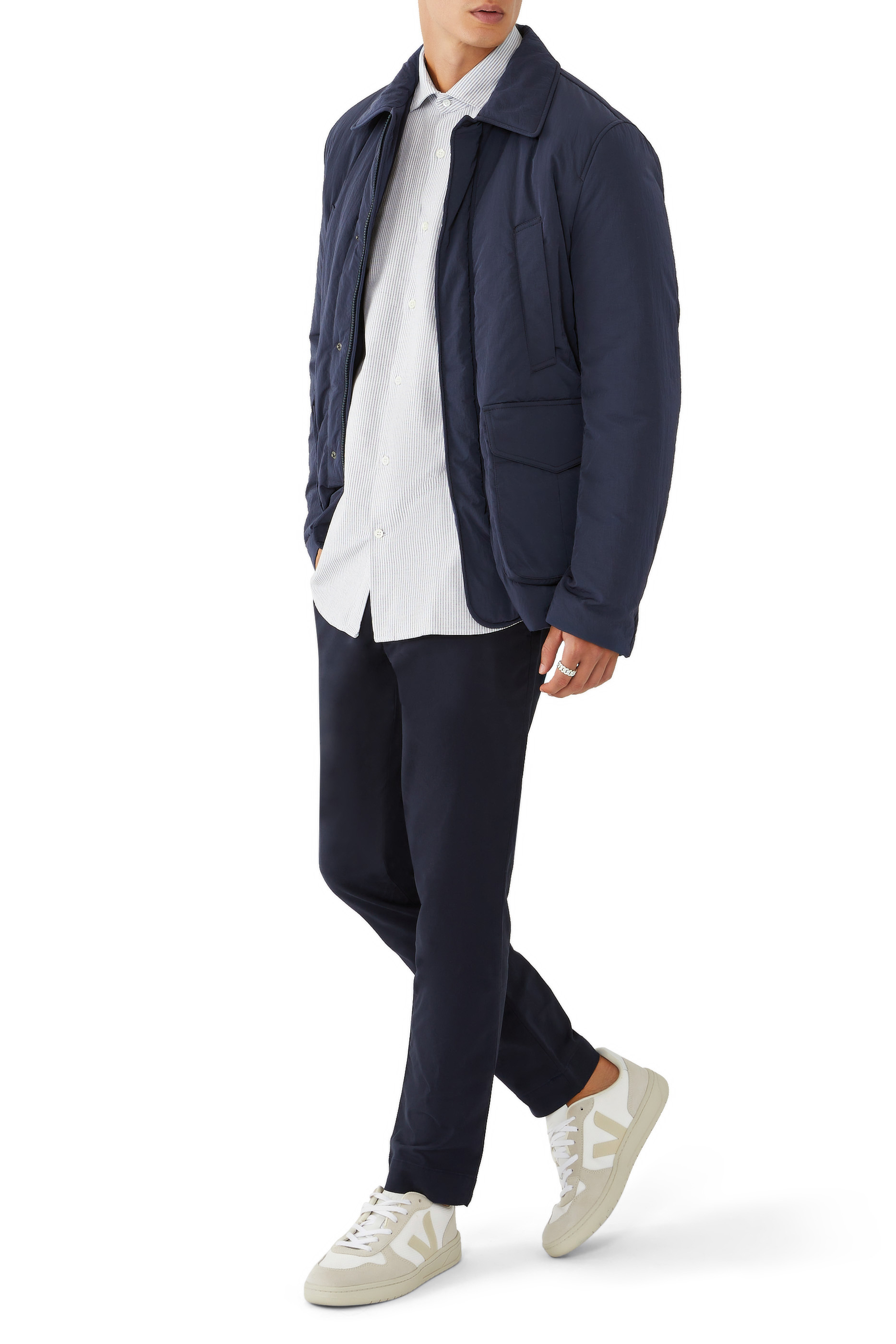 Flat Front Twill Pants