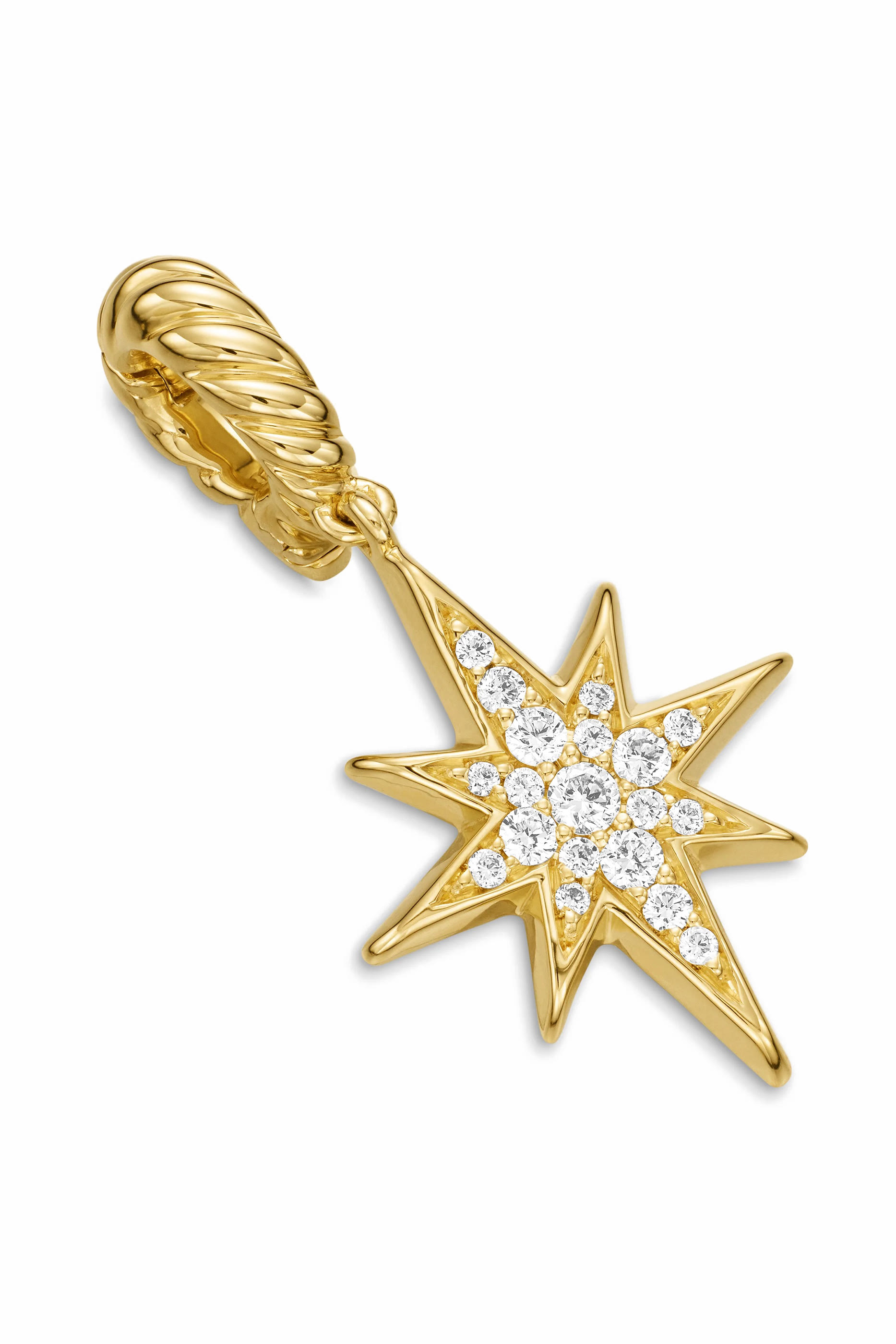 North Star Amulet, 18k Gold & Diamonds
