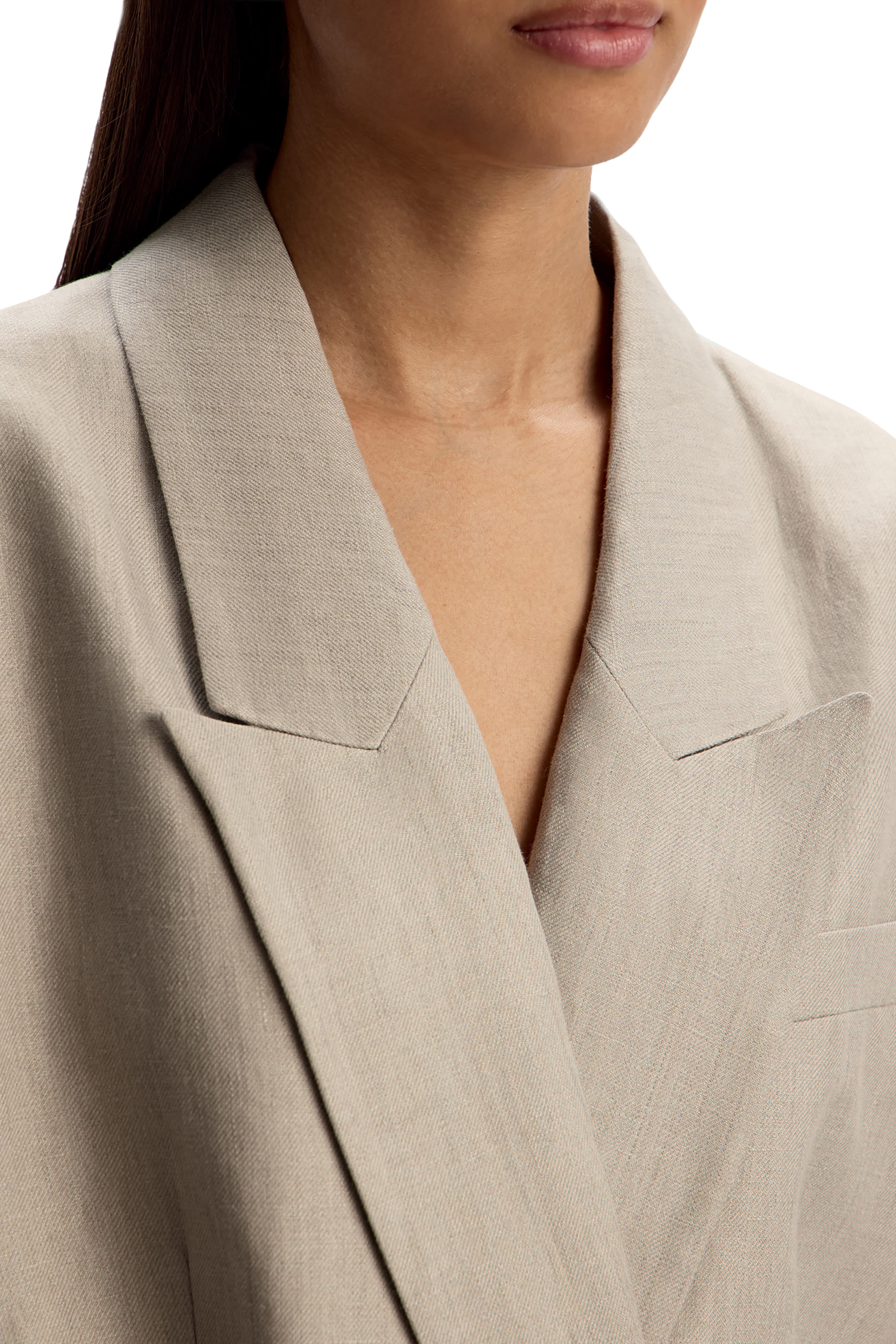 Relaxed-Fit Belted Blazer