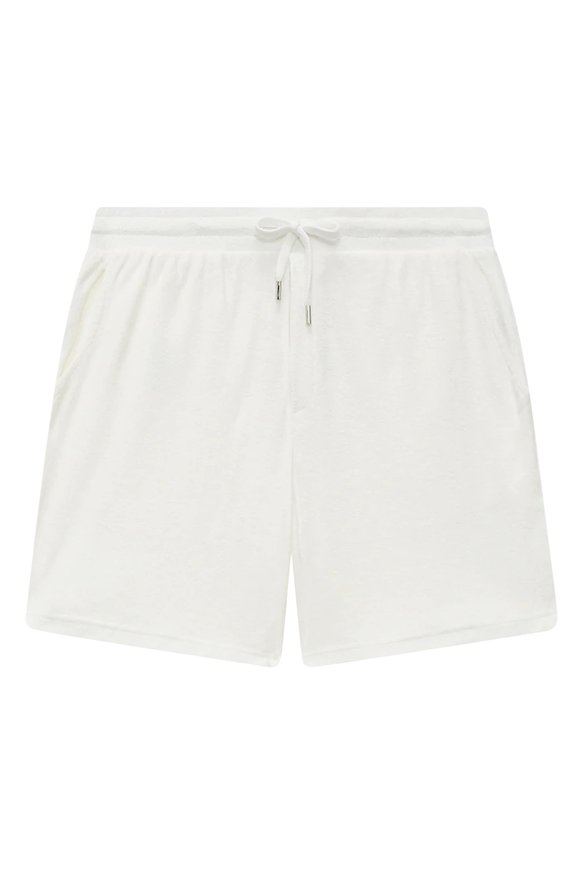 Augusto Terry Cotton Blend Shorts