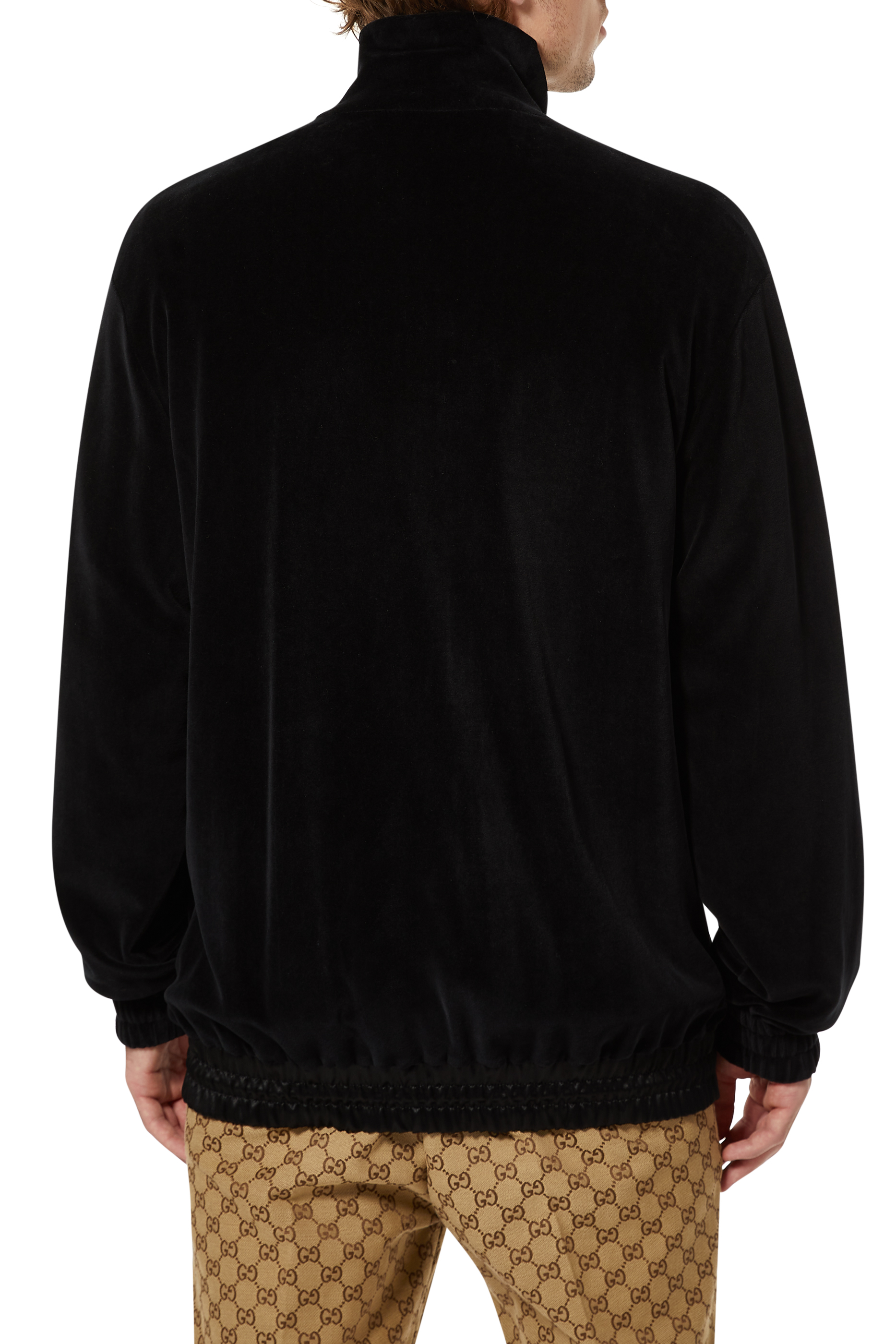 Oversized Embroidered Chenille Jacket