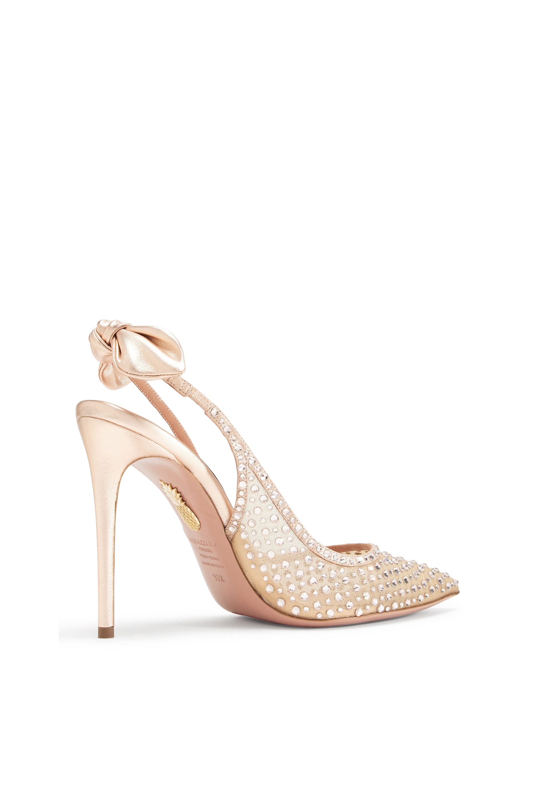 Bow Tie Crystal Tulle Pumps 105