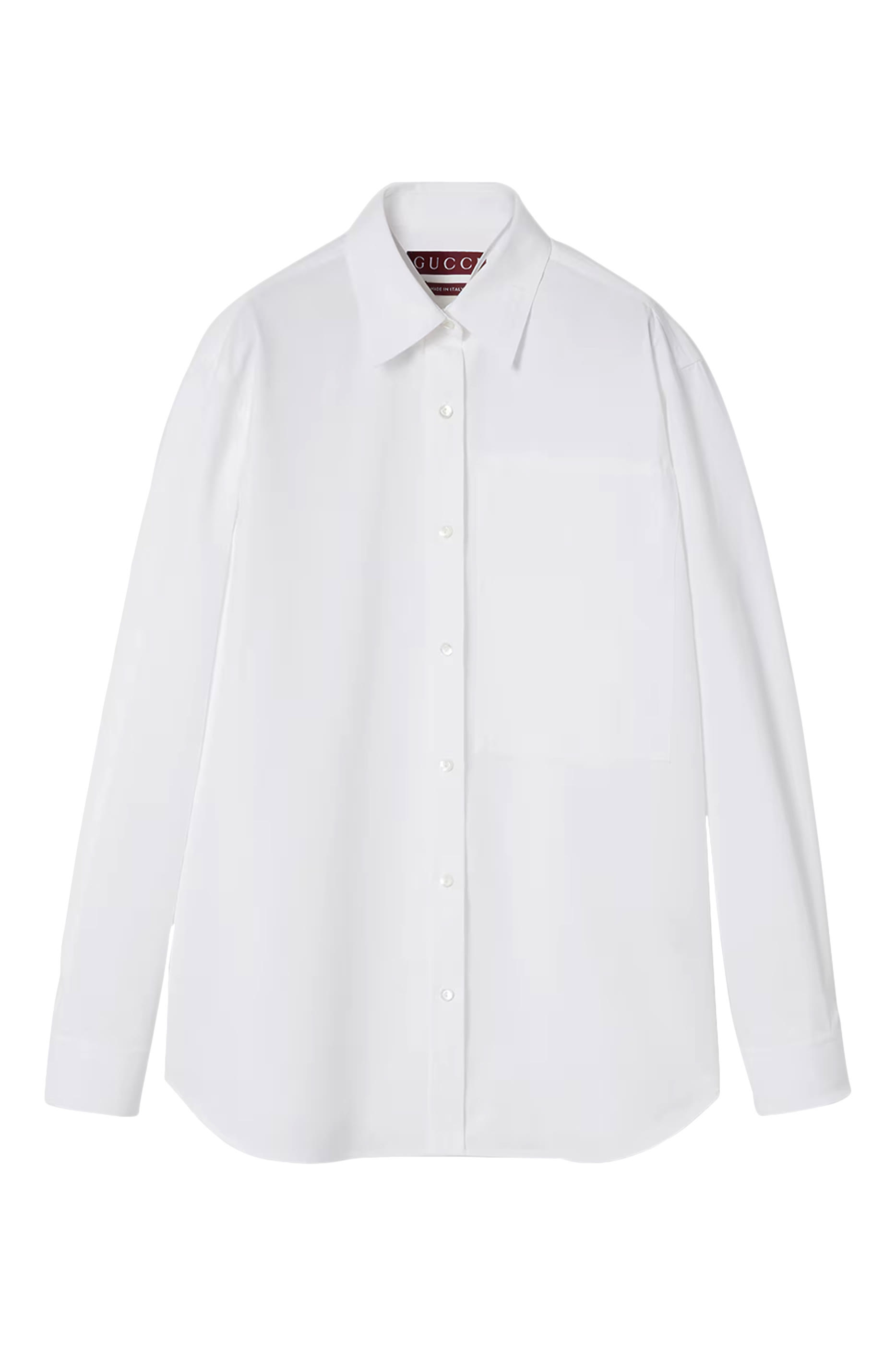 Embossed Cotton Poplin Shirt