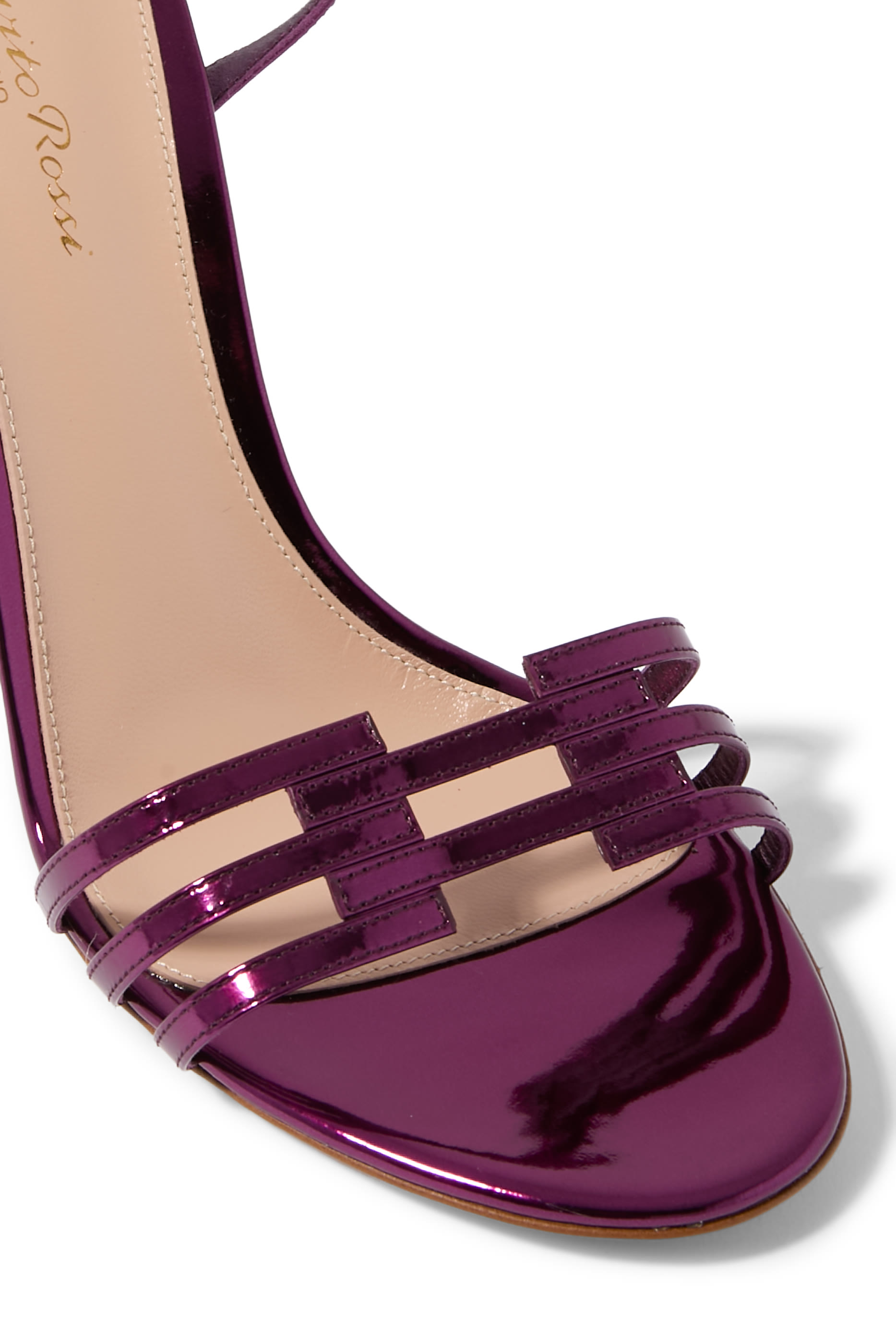 Metallic Leather 95 Sandals 